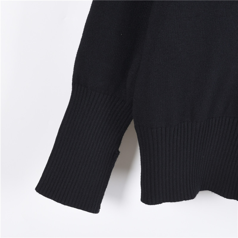 Ami/艾米 21Fw 刺绣微标爱心毛衣开衫