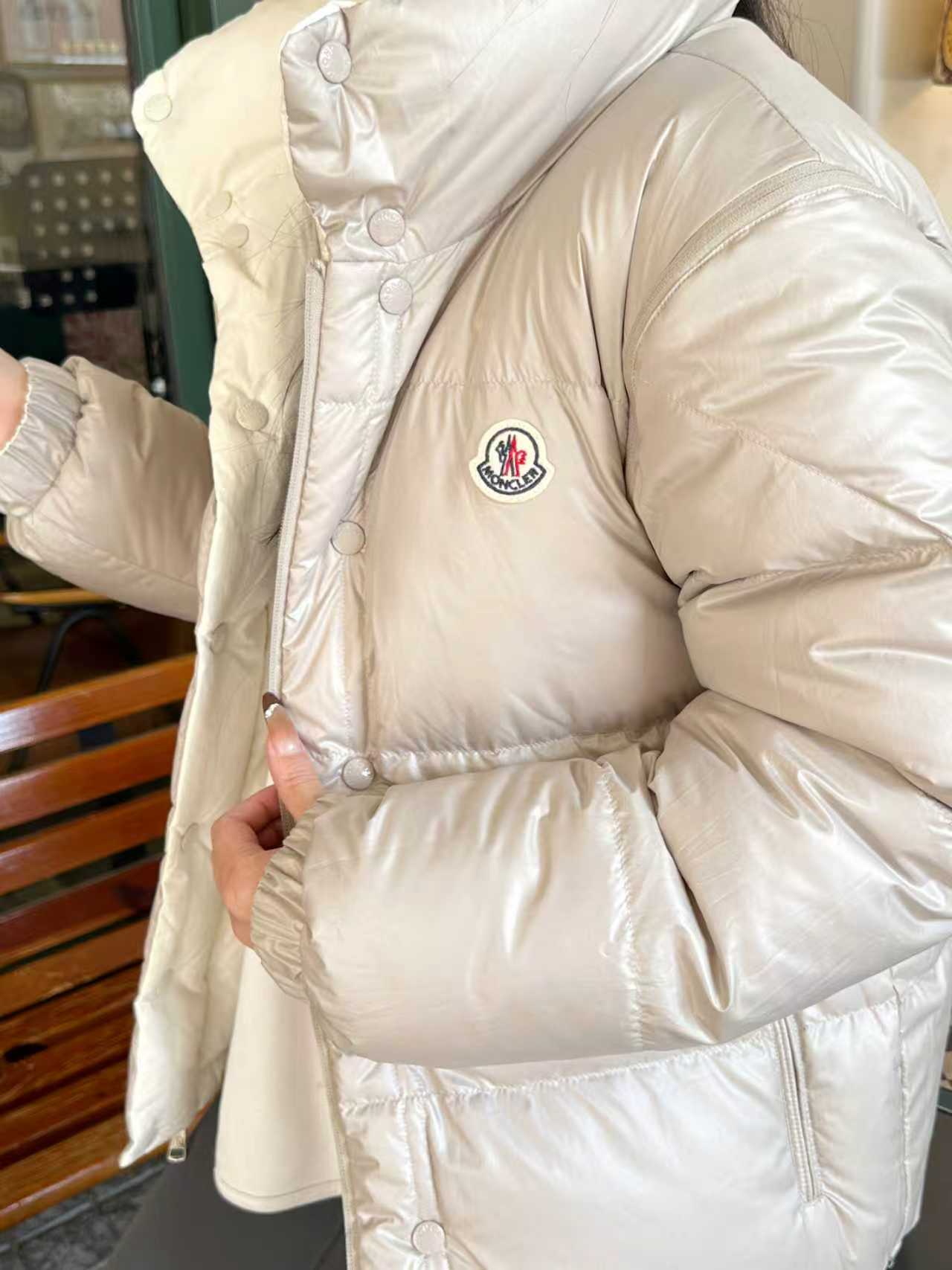 Moncler/蒙口 25FW新款Verone可拆卸双面羽绒服  上身效果#