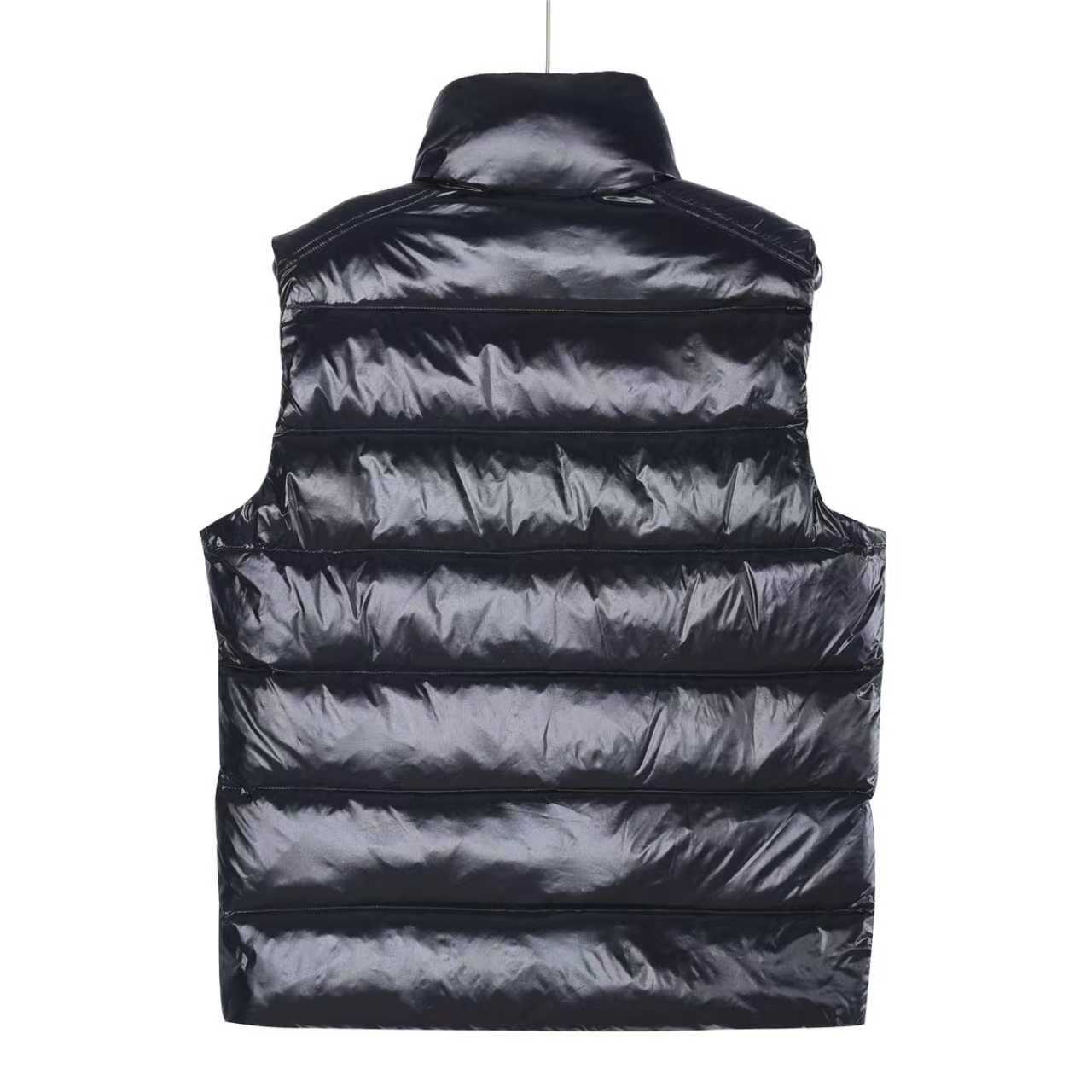 oncler/蒙口 限定黄色大标羽绒马甲 黑色