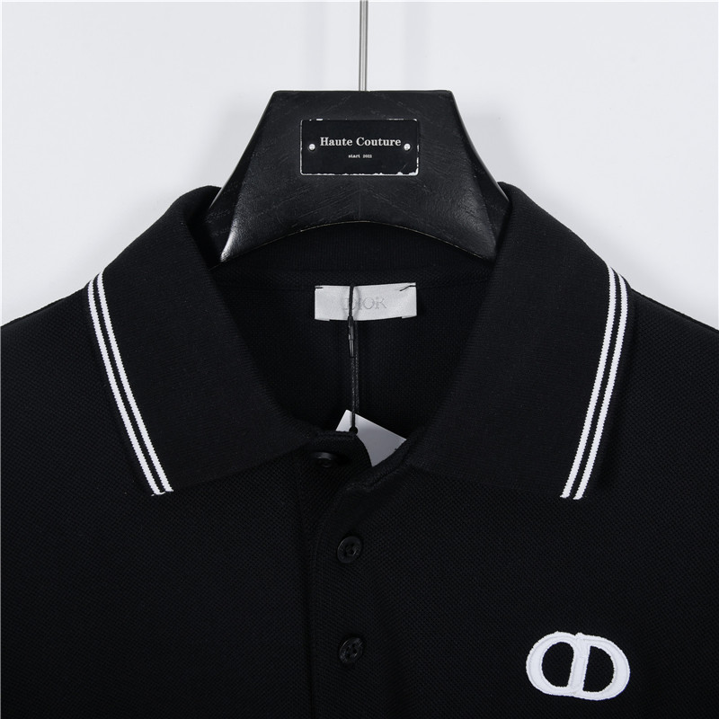 Dior/迪奥 26SS 撞色镶边CD字母刺绣短袖Polo衫 Dior/迪奥 26SS 撞色镶边CD字母刺绣短袖Polo衫