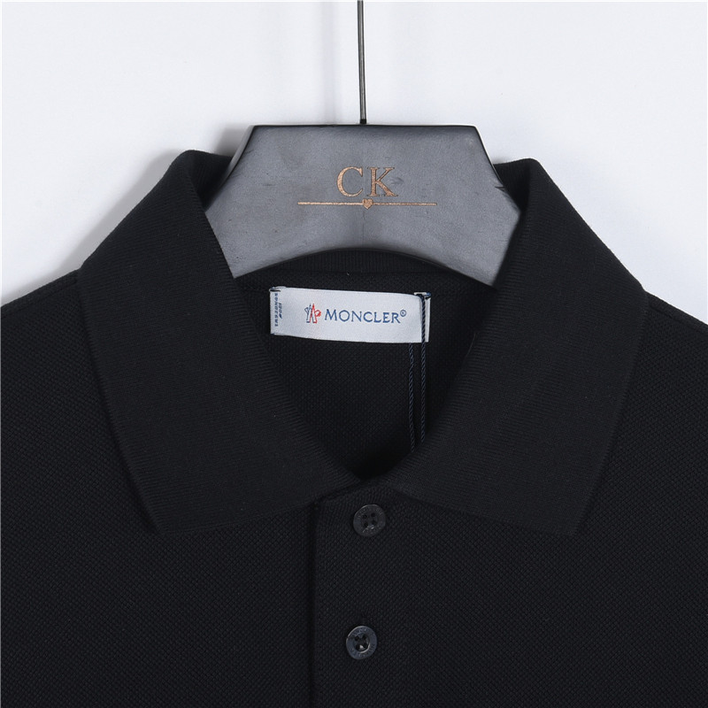 Moncler/蒙口 26SS织带门禁经典胸口Logo短袖Polo衫 黑色 白色 蓝色