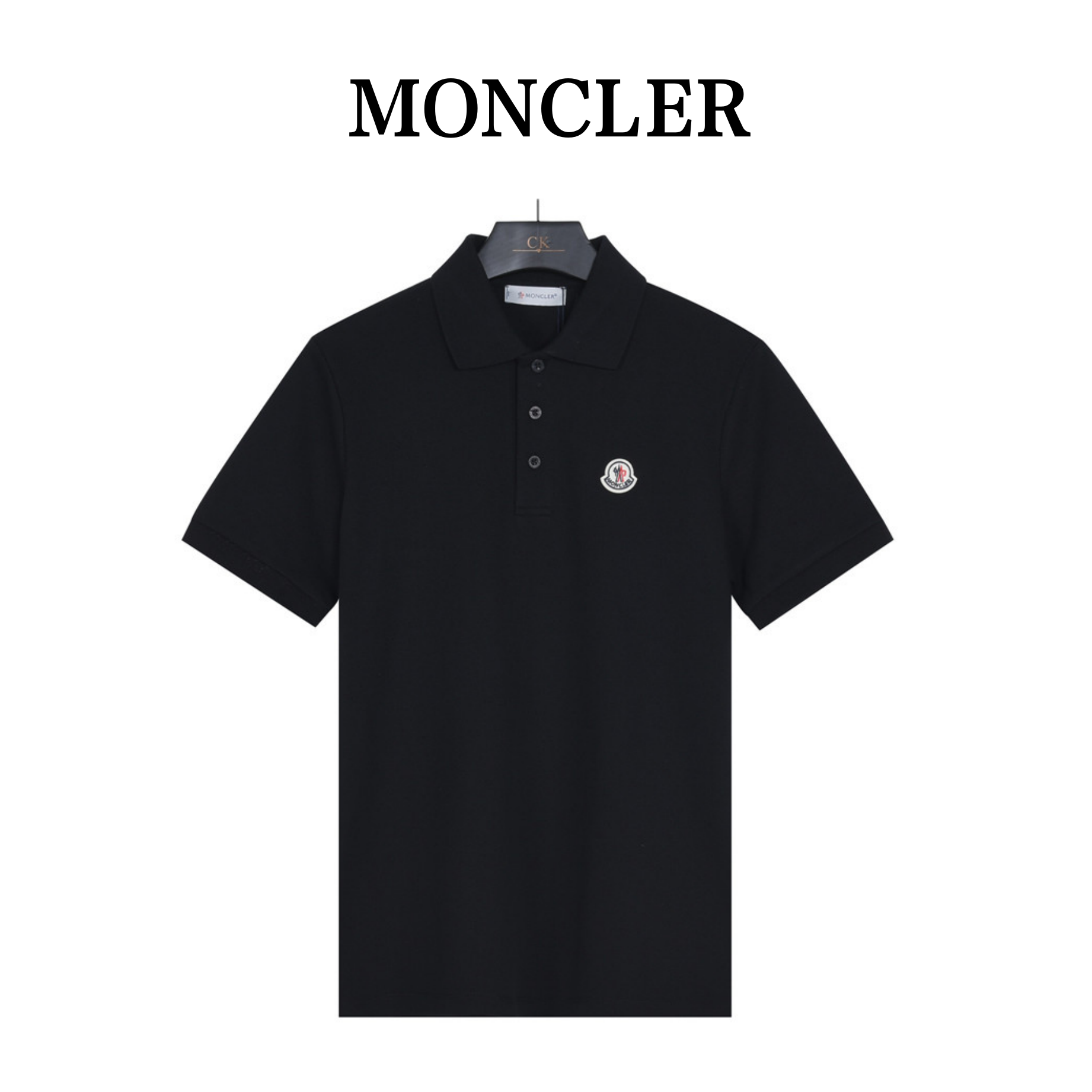 Moncler/蒙口 26SS织带门禁经典胸口Logo短袖Polo衫 黑色 白色 蓝色