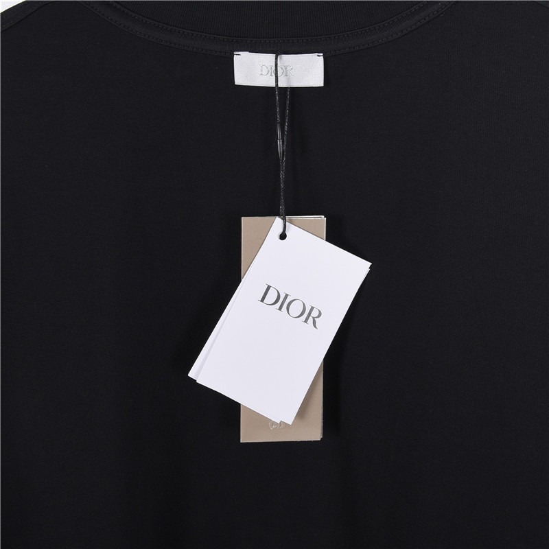 Dior/迪奥 26SS CD字母花卉刺绣短袖 黑色 白色-Chinese UA Cheap High Quatity Brand Clothes Bags handbags Sneakers wholesale wholesaler seller from China Factory suppliers Fashion Clothing Shoes best Quality Beautiful Price Dior/迪奥 26SS CD字母花卉刺绣短袖 黑色 白色