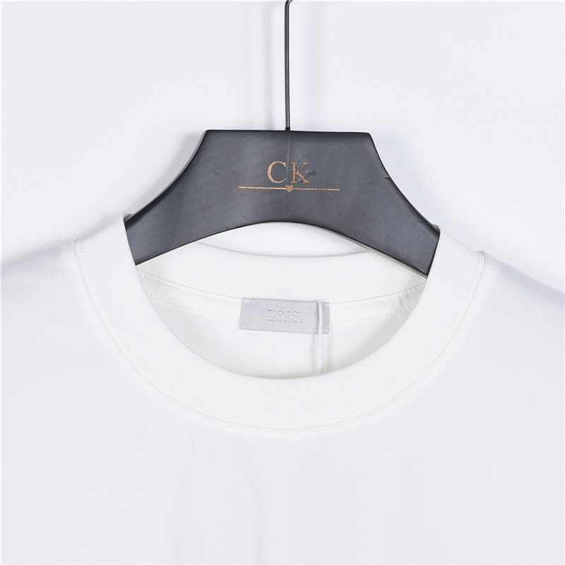 Dior/迪奥 16SS藤格纹刺绣字母口袋短袖T恤 黑色 白色-莆田鞋,莆田鞋货源,高仿鞋,高仿鞋货源,安福档口,莆田高仿鞋,莆田鞋批发,高仿鞋批发,莆田高仿运动鞋,高仿运动鞋,莆田运动鞋 Dior/迪奥 16SS藤格纹刺绣字母口袋短袖T恤 黑色 白色
