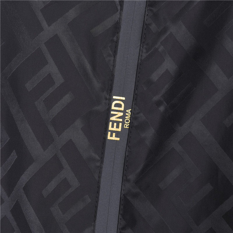 Fendi/芬迪 26SS双F满印袖子拼接连帽薄外套-Top High Quatity Cheap Sneakers Fashion Clothing Clothes Bags handbags Shoes of all Brand wholesale With The best Quality And Beautiful Price from China Factory Chinese suppliers wholesaler seller Fendi/芬迪 26SS双F满印袖子拼接连帽薄外套