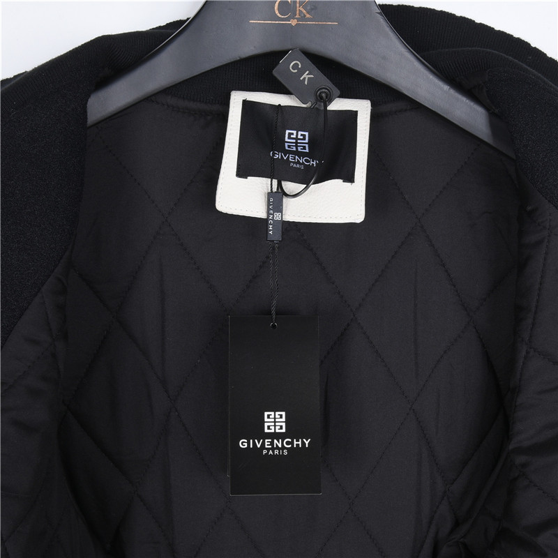 Givenchy/纪梵希 22S秋冬新款棒球服外套 黑色-Top High Quatity Cheap Sneakers Fashion Clothing Clothes Bags handbags Shoes of all Brand wholesale With The best Quality And Beautiful Price from China Factory Chinese suppliers wholesaler seller Givenchy/纪梵希 22S秋冬新款棒球服外套 黑色