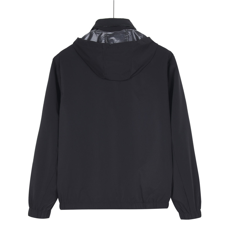 LoroPiana/诺悠翩雅 轻奢休闲风连帽薄外套 黑色 绿灰