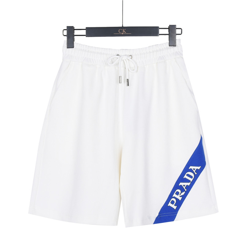 Prada/普拉达 26SS斜纹字母休闲短裤 黑色 白色-莆田鞋,莆田鞋货源,高仿鞋,高仿鞋货源,安福档口,莆田高仿鞋,莆田鞋批发,高仿鞋批发,莆田高仿运动鞋,高仿运动鞋,莆田运动鞋 Prada/普拉达 26SS斜纹字母休闲短裤 黑色 白色