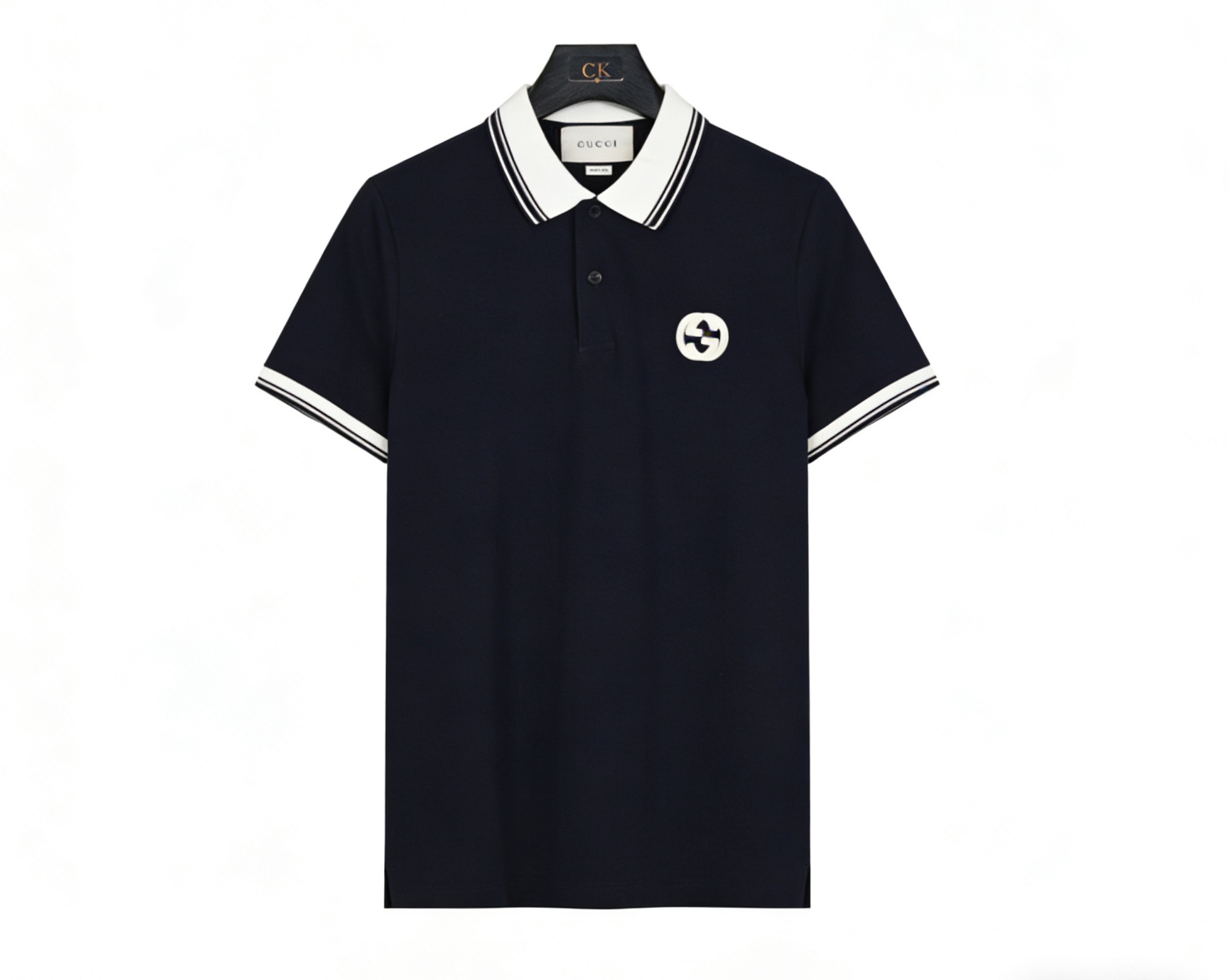 Gucci/古驰 胸口镶嵌双G刺绣polo短袖 杏色 宝蓝-Top High Quatity Cheap Sneakers Fashion Clothing Clothes Bags handbags Shoes of all Brand wholesale With The best Quality And Beautiful Price from China Factory Chinese suppliers wholesaler seller Gucci/古驰 胸口镶嵌双G刺绣polo短袖 杏色 宝蓝