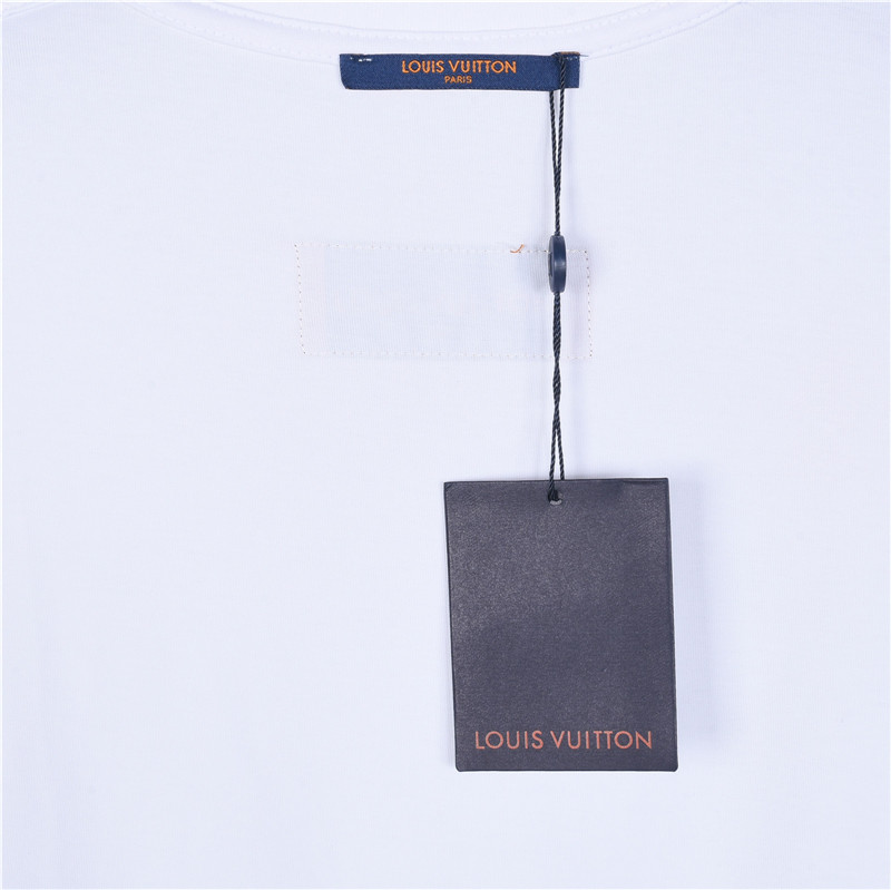 LouisVuitton/路易威登 胸前工具挂件短袖 黑色 白色