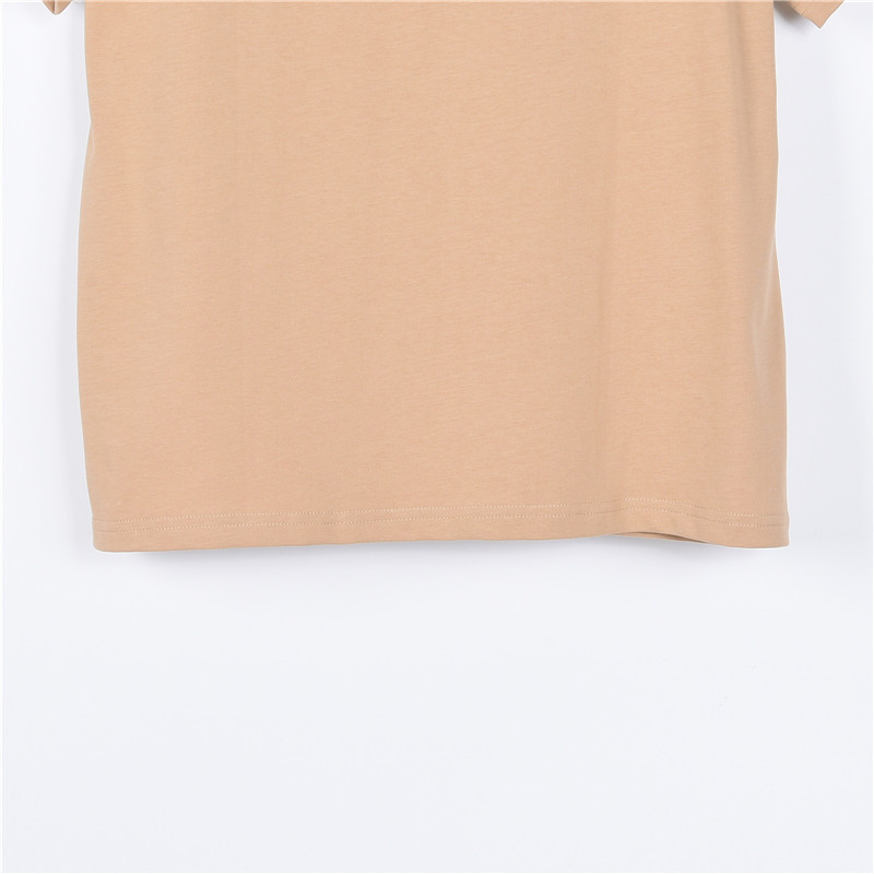 Fendi/芬迪 竹节纹刺绣双F logo短袖 黑色 白色 卡其 灰-Chinese UA Cheap High Quatity Brand Clothes Bags handbags Sneakers wholesale wholesaler seller from China Factory suppliers Fashion Clothing Shoes best Quality Beautiful Price Fendi/芬迪 竹节纹刺绣双F logo短袖 黑色 白色 卡其 灰