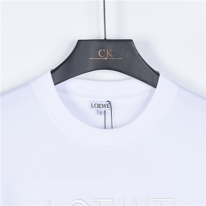 Loewe/罗意威 胸前刺绣撞色logo短袖 黑色 白色 灰色-Top High Quatity Cheap Sneakers Fashion Clothing Clothes Bags handbags Shoes of all Brand wholesale With The best Quality And Beautiful Price from China Factory Chinese suppliers wholesaler seller Loewe/罗意威 胸前刺绣撞色logo短袖 黑色 白色 灰色