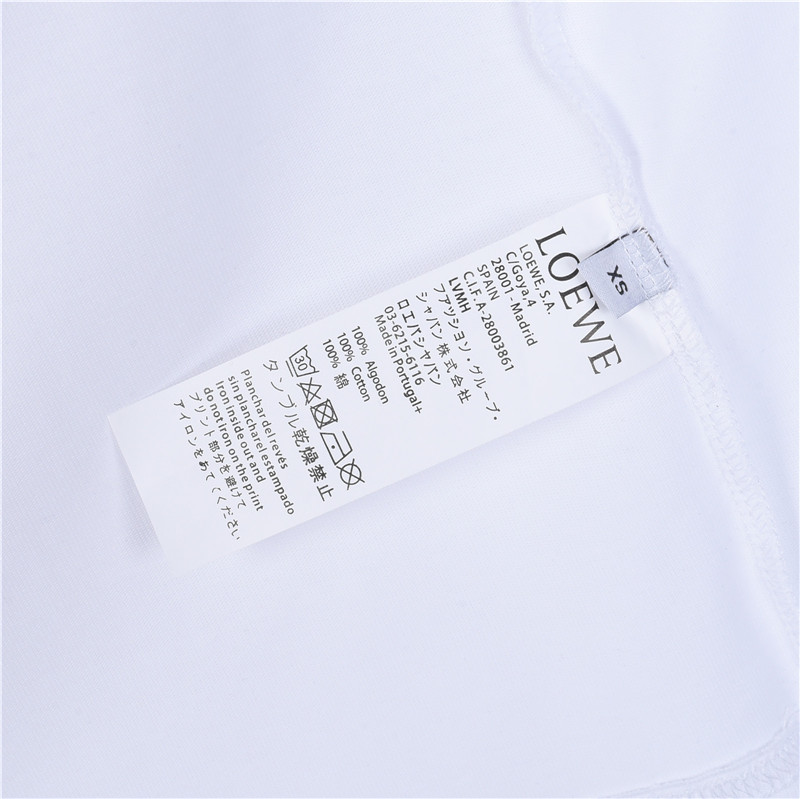 Loewe/罗意威 胸前刺绣撞色logo短袖 黑色 白色 灰色-Top High Quatity Cheap Sneakers Fashion Clothing Clothes Bags handbags Shoes of all Brand wholesale With The best Quality And Beautiful Price from China Factory Chinese suppliers wholesaler seller Loewe/罗意威 胸前刺绣撞色logo短袖 黑色 白色 灰色