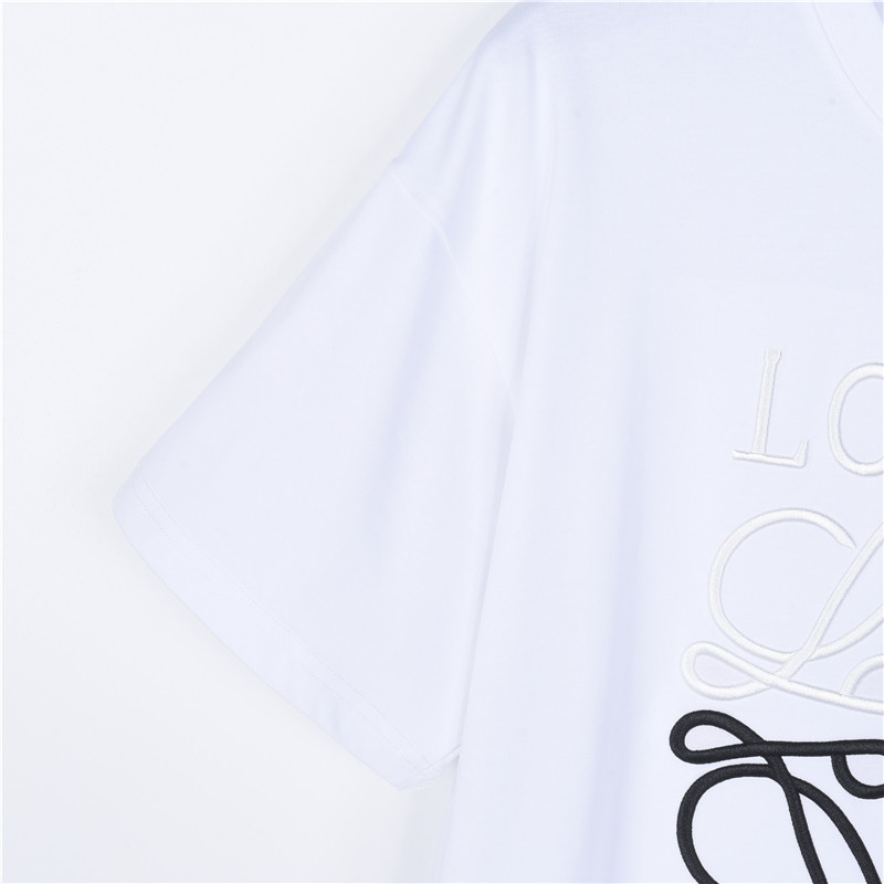 Loewe/罗意威 胸前刺绣撞色logo短袖 黑色 白色 灰色-Top High Quatity Cheap Sneakers Fashion Clothing Clothes Bags handbags Shoes of all Brand wholesale With The best Quality And Beautiful Price from China Factory Chinese suppliers wholesaler seller Loewe/罗意威 胸前刺绣撞色logo短袖 黑色 白色 灰色
