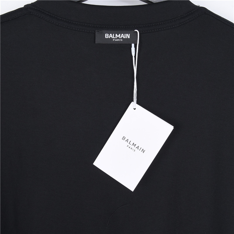 Balmain/巴尔曼 26SS宇宙星空涂鸦短袖 黑色 白色-Chinese UA Cheap High Quatity Brand Clothes Bags handbags Sneakers wholesale wholesaler seller from China Factory suppliers Fashion Clothing Shoes best Quality Beautiful Price Balmain/巴尔曼 26SS宇宙星空涂鸦短袖 黑色 白色