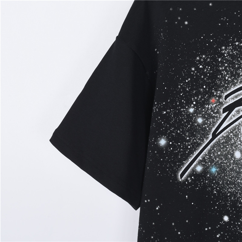 Balmain/巴尔曼 26SS宇宙星空涂鸦短袖 黑色 白色-Chinese UA Cheap High Quatity Brand Clothes Bags handbags Sneakers wholesale wholesaler seller from China Factory suppliers Fashion Clothing Shoes best Quality Beautiful Price Balmain/巴尔曼 26SS宇宙星空涂鸦短袖 黑色 白色