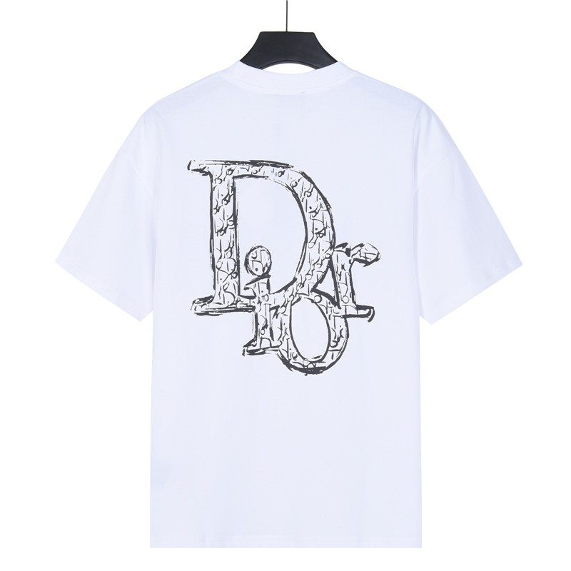 Dior/迪奥 26SS涂鸦字母短袖 黑色 白色-Top High Quatity Cheap Sneakers Fashion Clothing Clothes Bags handbags Shoes of all Brand wholesale With The best Quality And Beautiful Price from China Factory Chinese suppliers wholesaler seller Dior/迪奥 26SS涂鸦字母短袖 黑色 白色
