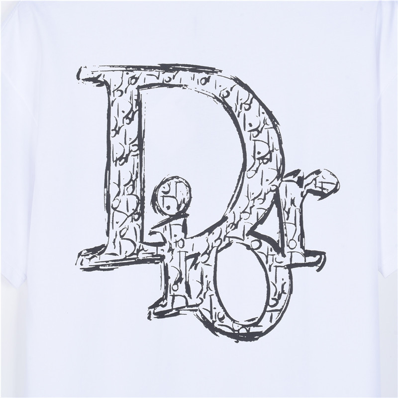 Dior/迪奥 26SS涂鸦字母短袖 黑色 白色-Top High Quatity Cheap Sneakers Fashion Clothing Clothes Bags handbags Shoes of all Brand wholesale With The best Quality And Beautiful Price from China Factory Chinese suppliers wholesaler seller Dior/迪奥 26SS涂鸦字母短袖 黑色 白色