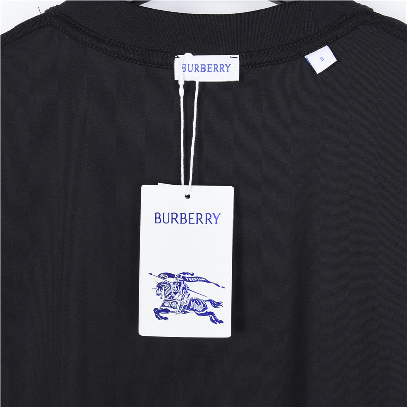 Burberry/巴宝莉 后背圆圈骑士战马短袖 黑色 白色-莆田鞋,莆田鞋货源,高仿鞋,高仿鞋货源,安福档口,莆田高仿鞋,莆田鞋批发,高仿鞋批发,莆田高仿运动鞋,高仿运动鞋,莆田运动鞋 Burberry/巴宝莉 后背圆圈骑士战马短袖 黑色 白色