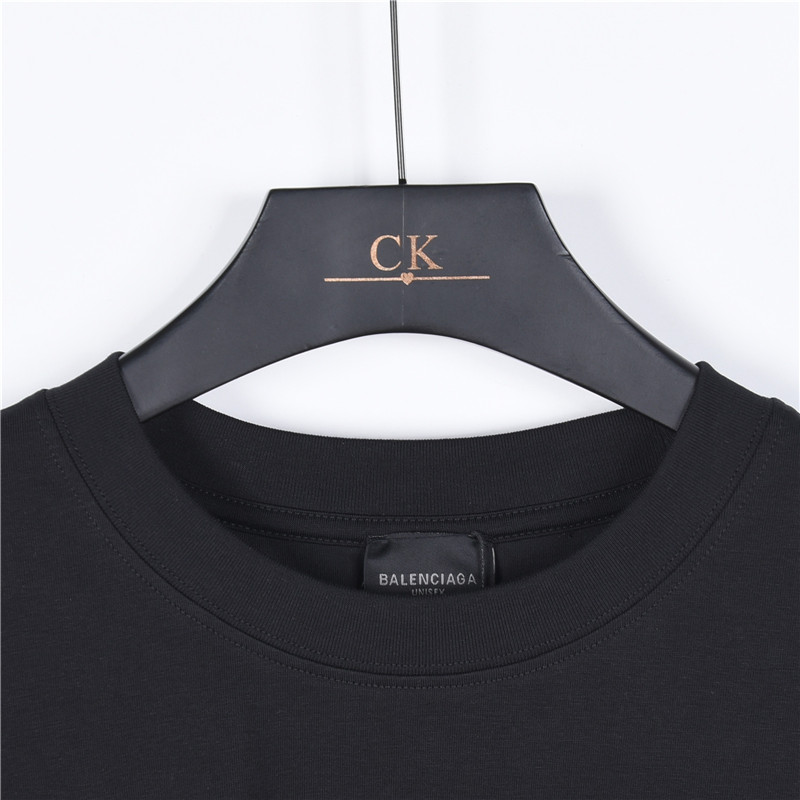 Balenciaga/巴黎世家 经典可乐刺绣短袖 黑色 白色-Top High Quatity Cheap Sneakers Fashion Clothing Clothes Bags handbags Shoes of all Brand wholesale With The best Quality And Beautiful Price from China Factory Chinese suppliers wholesaler seller Balenciaga/巴黎世家 经典可乐刺绣短袖 黑色 白色
