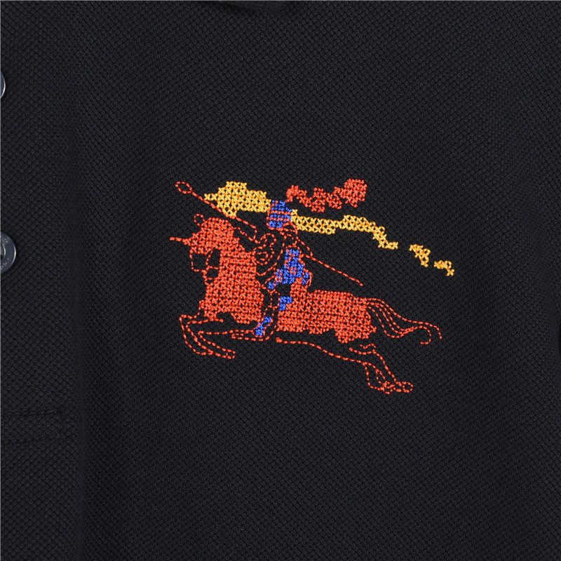 Burberry/巴宝莉 26SS刺绣炫彩骑士战马短袖Polo衫-莆田鞋,莆田鞋货源,高仿鞋,高仿鞋货源,安福档口,莆田高仿鞋,莆田鞋批发,高仿鞋批发,莆田高仿运动鞋,高仿运动鞋,莆田运动鞋 Burberry/巴宝莉 26SS刺绣炫彩骑士战马短袖Polo衫
