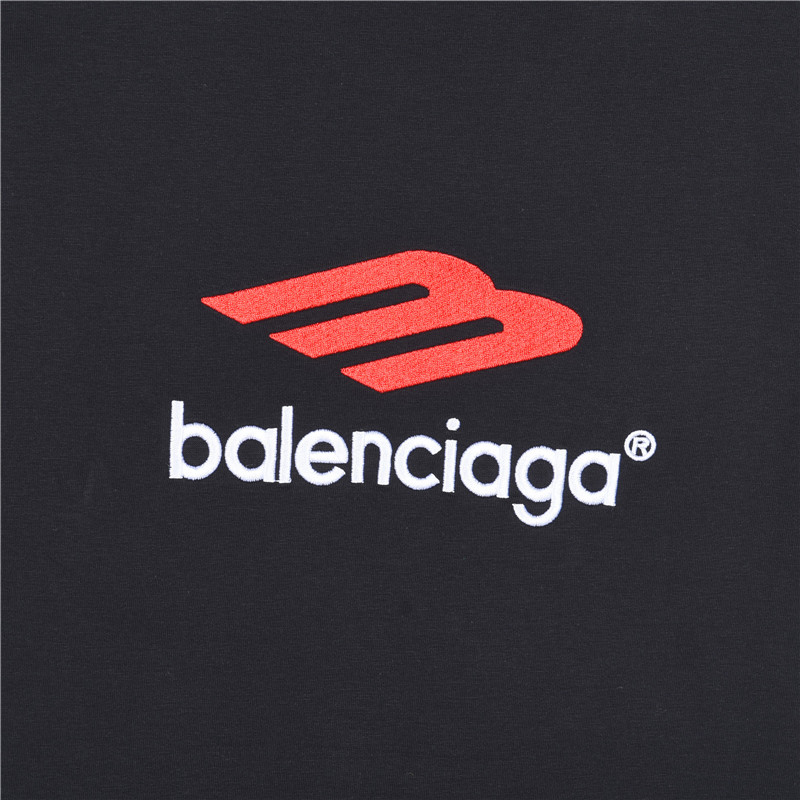 Balenciaga/巴黎世家 3M刺绣字母短袖T恤 黑色 白色-Chinese UA Cheap High Quatity Brand Clothes Bags handbags Sneakers wholesale wholesaler seller from China Factory suppliers Fashion Clothing Shoes best Quality Beautiful Price Balenciaga/巴黎世家 3M刺绣字母短袖T恤 黑色 白色