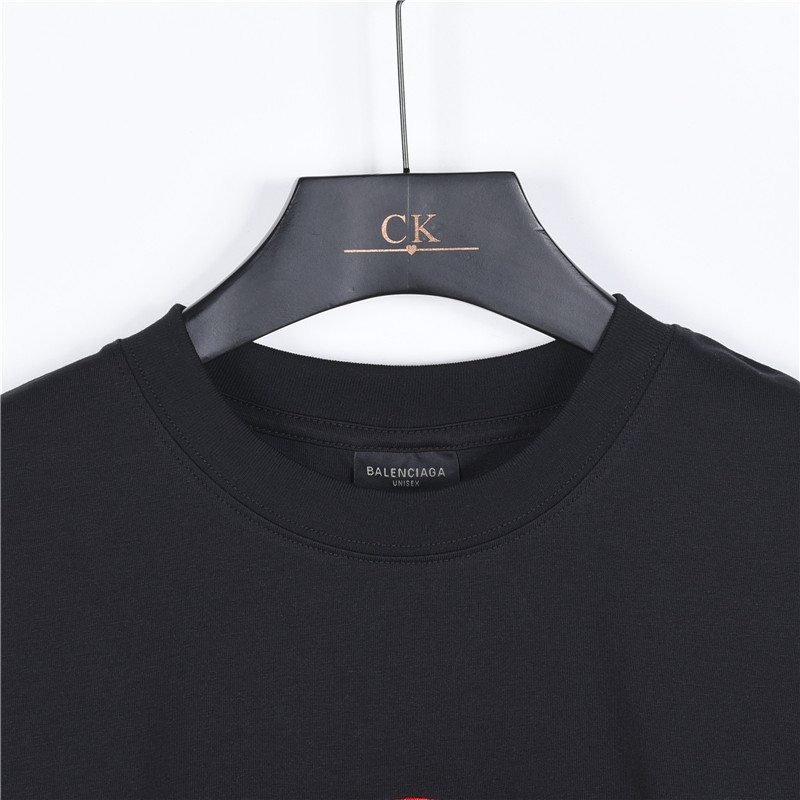 Balenciaga/巴黎世家 3M刺绣字母短袖T恤 黑色 白色-Chinese UA Cheap High Quatity Brand Clothes Bags handbags Sneakers wholesale wholesaler seller from China Factory suppliers Fashion Clothing Shoes best Quality Beautiful Price Balenciaga/巴黎世家 3M刺绣字母短袖T恤 黑色 白色