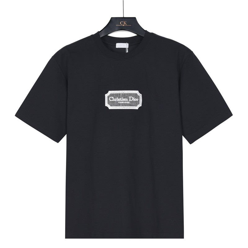 Dior/迪奥 刺绣银标logo短袖 夏季渠道限定新款-Top High Quatity Cheap Sneakers Fashion Clothing Clothes Bags handbags Shoes of all Brand wholesale With The best Quality And Beautiful Price from China Factory Chinese suppliers wholesaler seller Dior/迪奥 刺绣银标logo短袖 夏季渠道限定新款