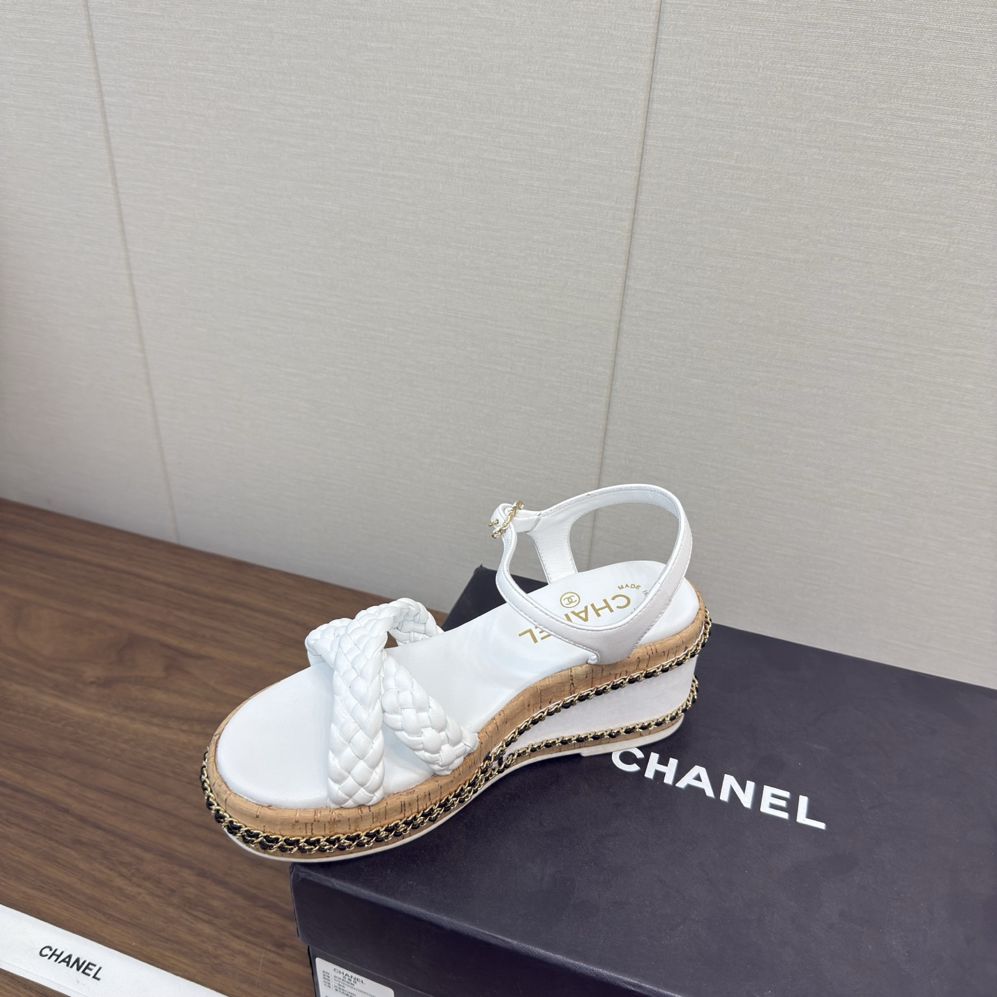 Chanel Women's Espadrille Wedge Sandals - Braided Leather Upper 5 i1740219961856 5400 0 3