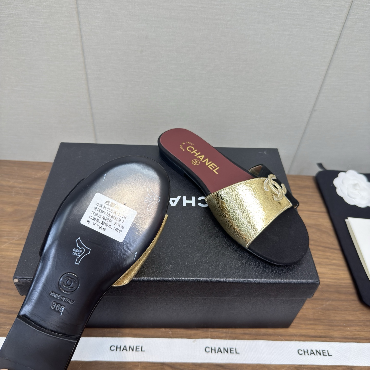 Chanel Slides