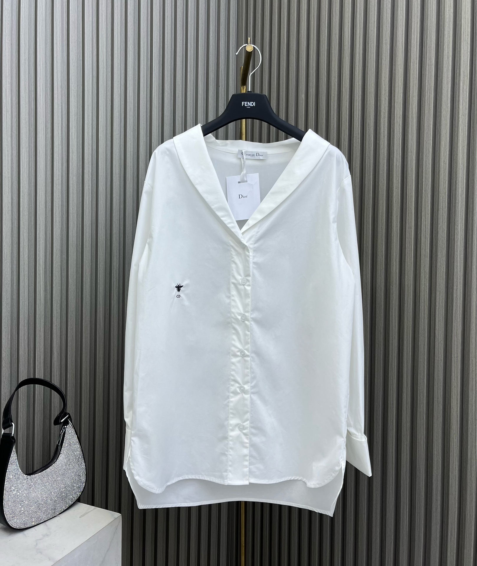 Dior Clothing Shirts & Blouses Embroidery Cotton
