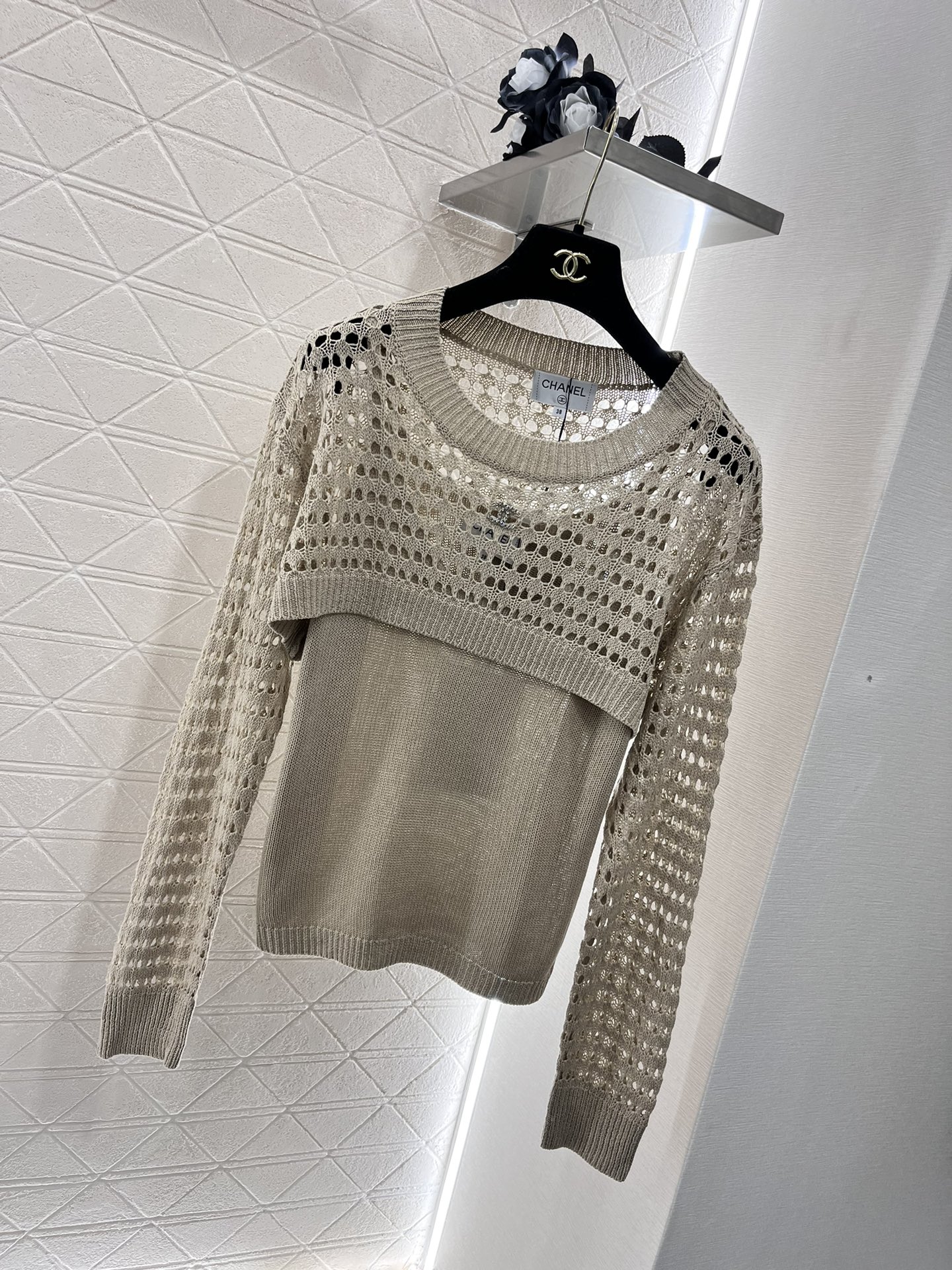 Chanel Clothing Knit Sweater High Quality AAA Replica
 Openwork Knitting Weave Wool Fashion