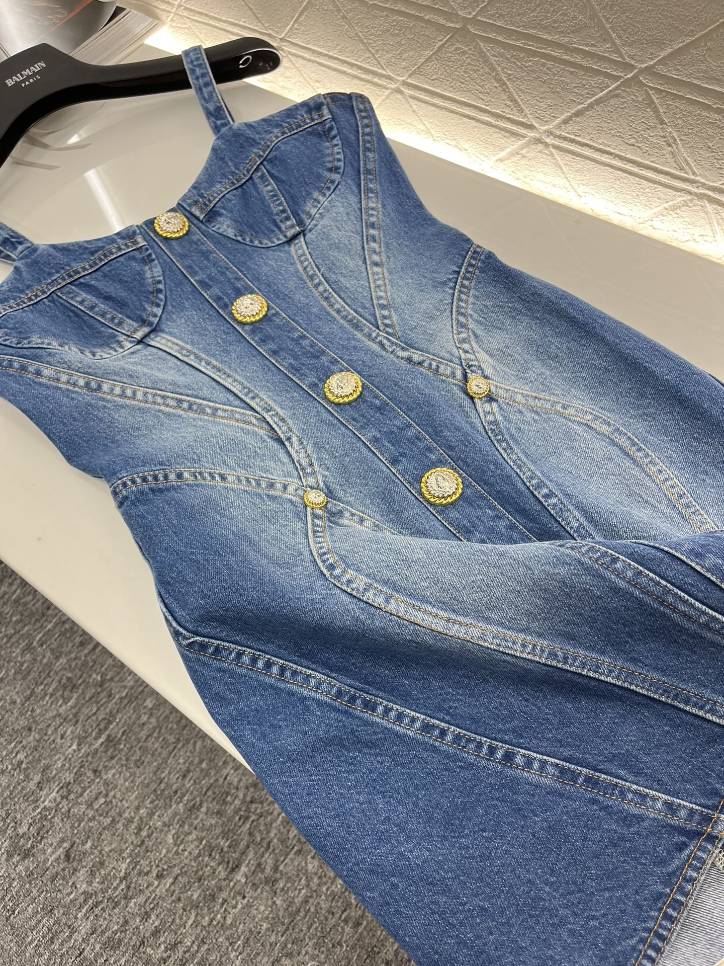 2024 Balmai Women’s Suit & Cowboy Vest, Custom YB Cotton Jeans, High Version SML. - 图片 5