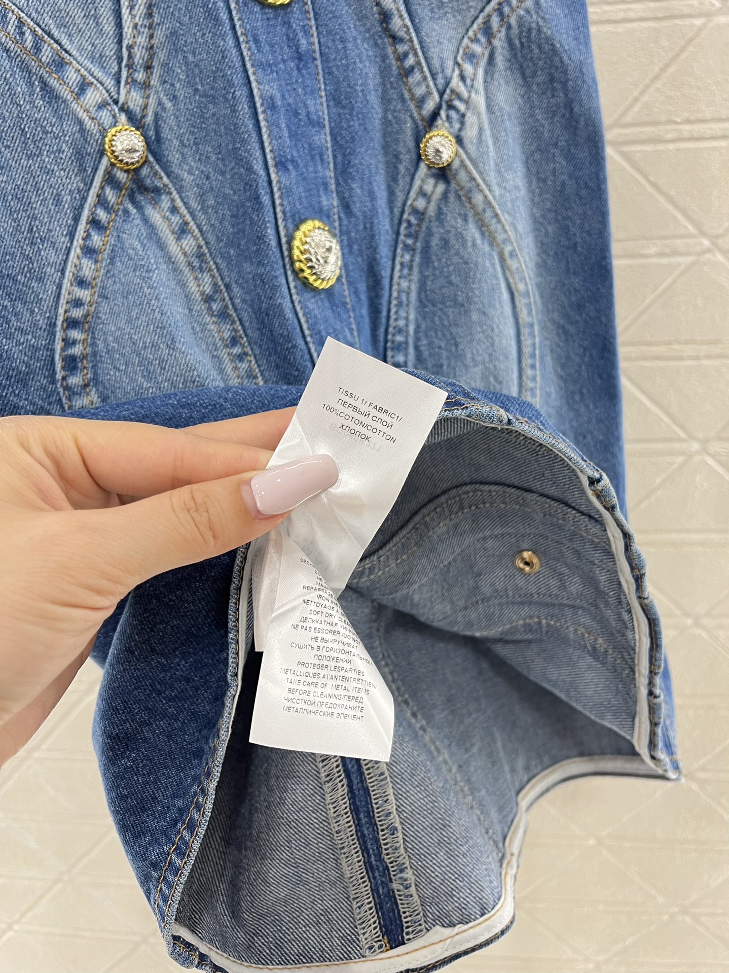 2024 Balmai Women’s Suit & Cowboy Vest, Custom YB Cotton Jeans, High Version SML. - 图片 9