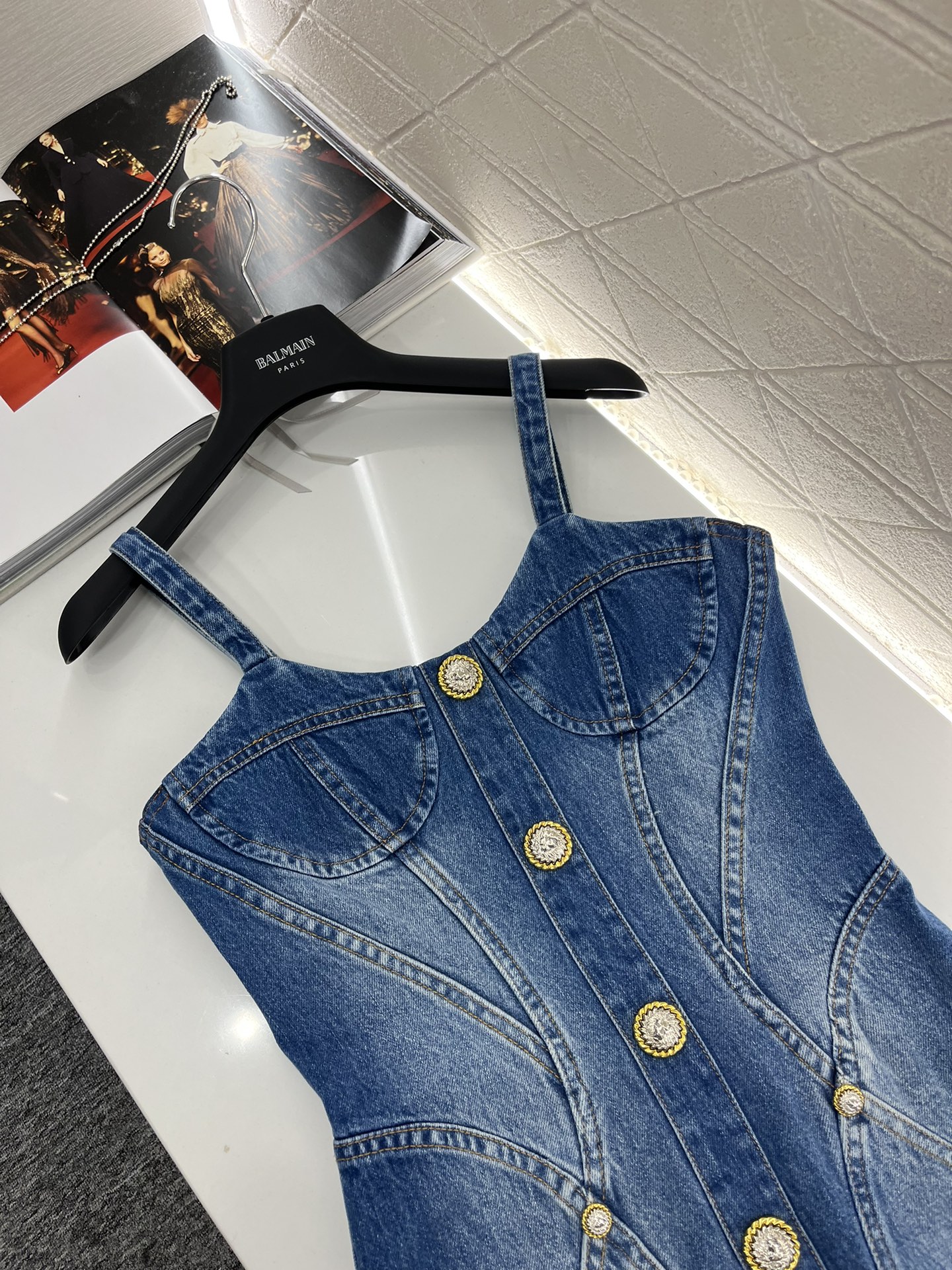 2024 Balmai Women’s Suit & Cowboy Vest, Custom YB Cotton Jeans, High Version SML. - 图片 3
