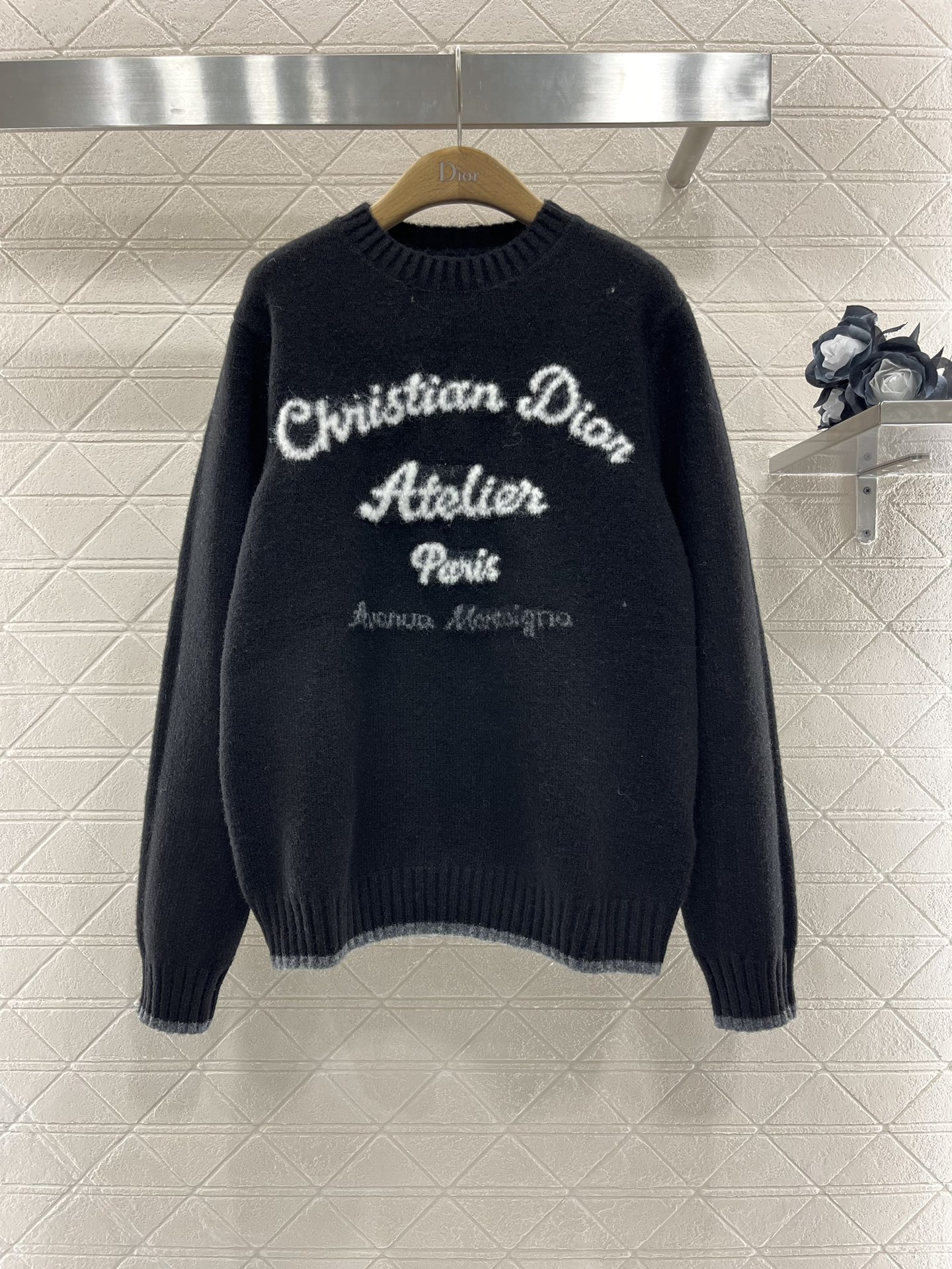 Dior Kleding Sweatshirts Replica online
 Grijs Breien Wol