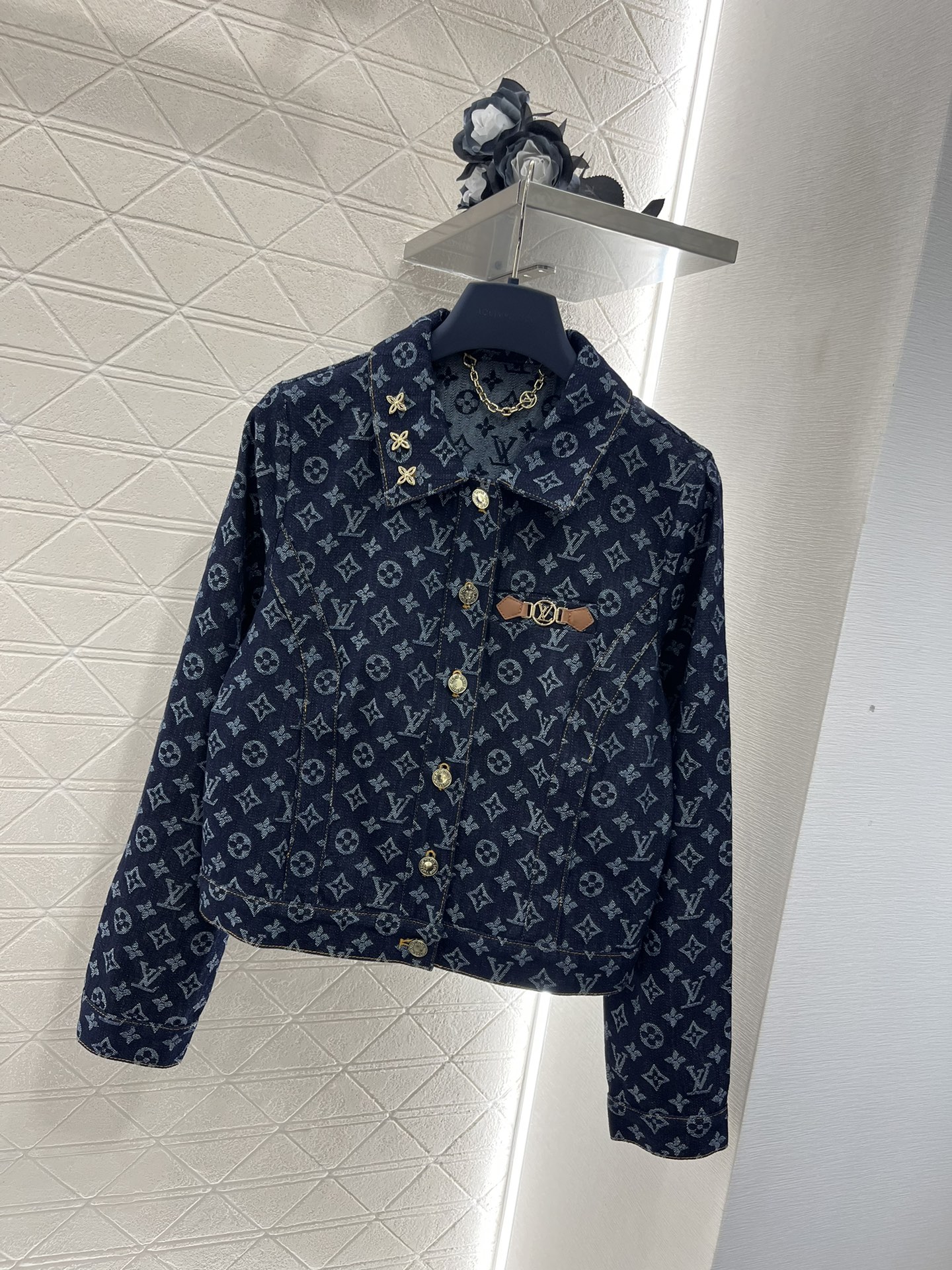 Louis Vuitton Kleding Jas &Jassen Goud hardware Katoen Denim Herfst/winter collectie