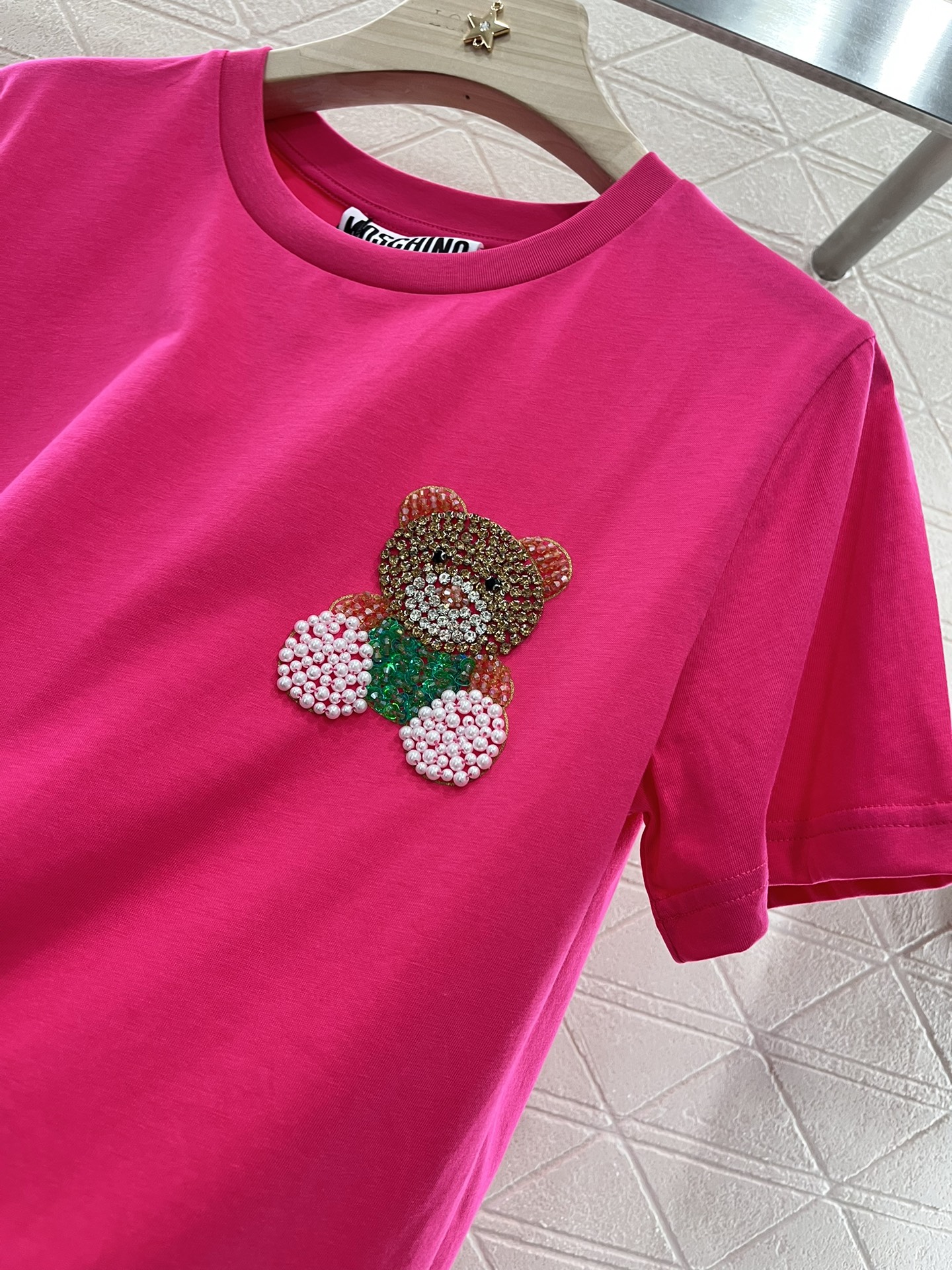 2025 Moschino Women’s Suit with Bead Embroidery Tee Evolution - 图片 8