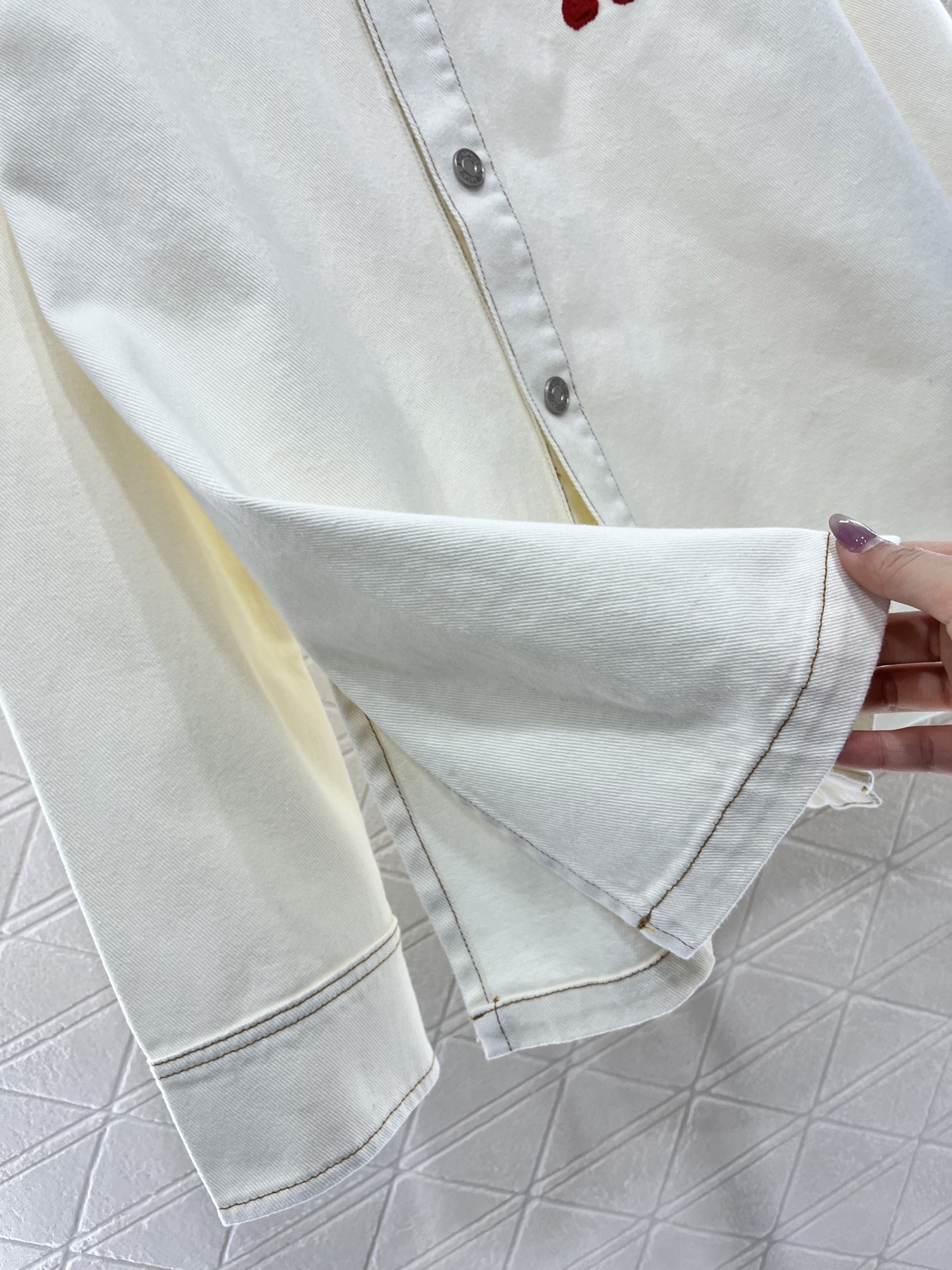 “High-Quality Customized Cowboy Shirt with Unique Design and Embroidery” - 图片 5
