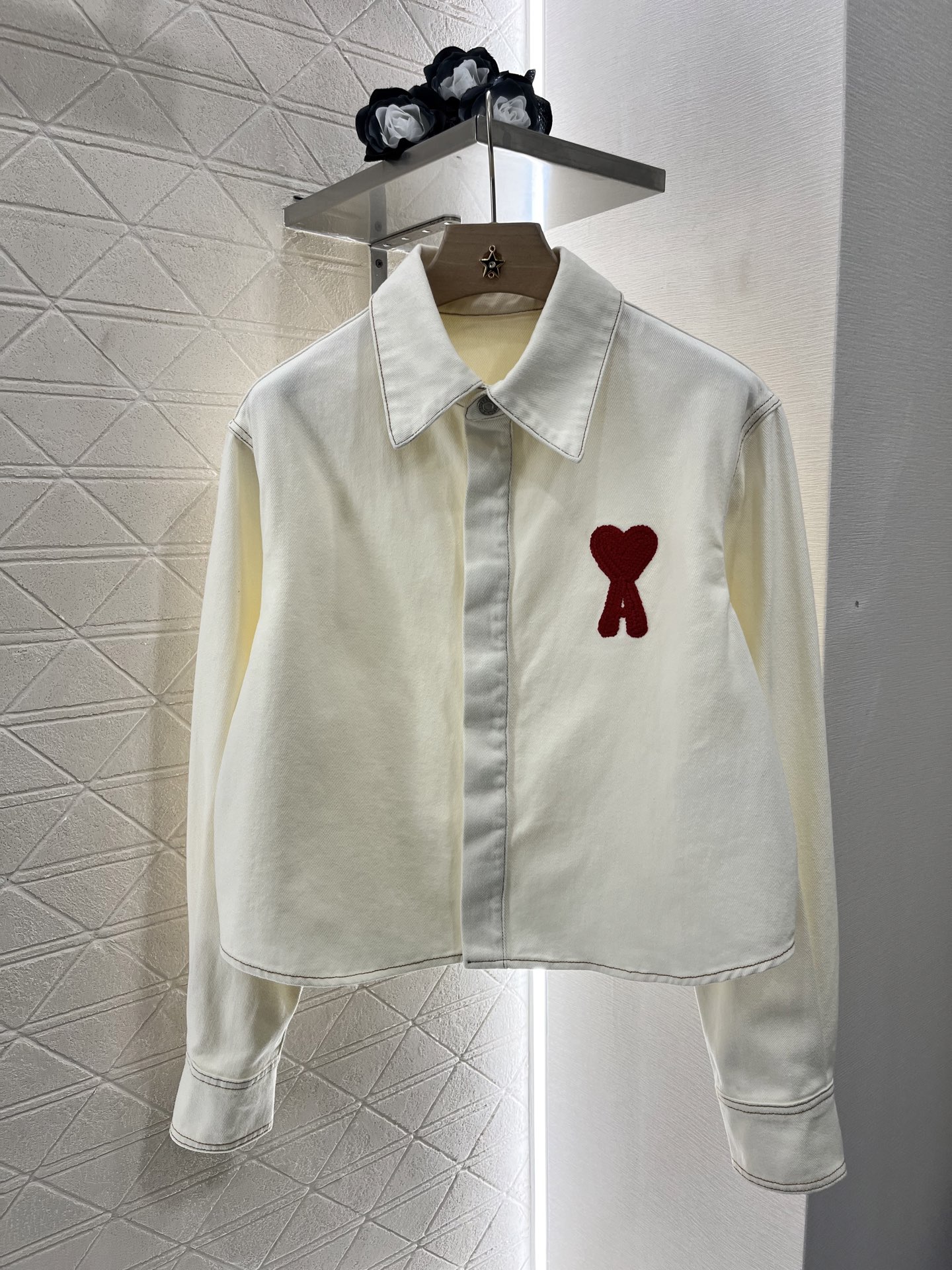 High-Fashion Women’s Suit: Vintage Cowboy Shirt Coat with Unique Details