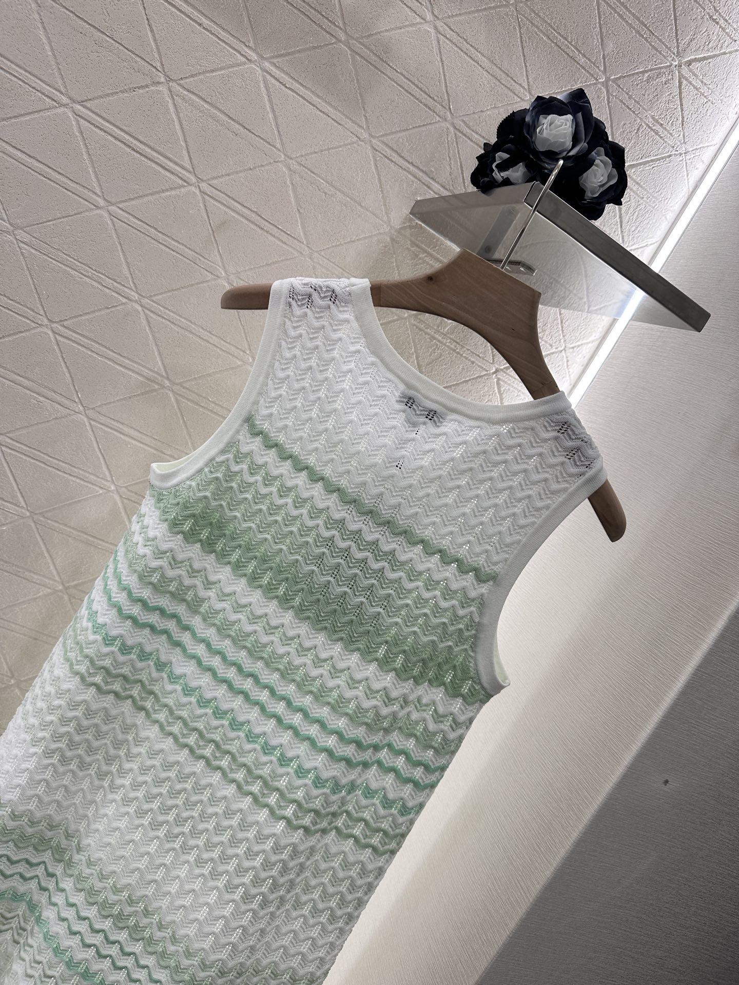 Chanel Striped Knit Vest Dress - Comfortable, Breathable, and Stylish 5 i1746635349415 6945 0 3