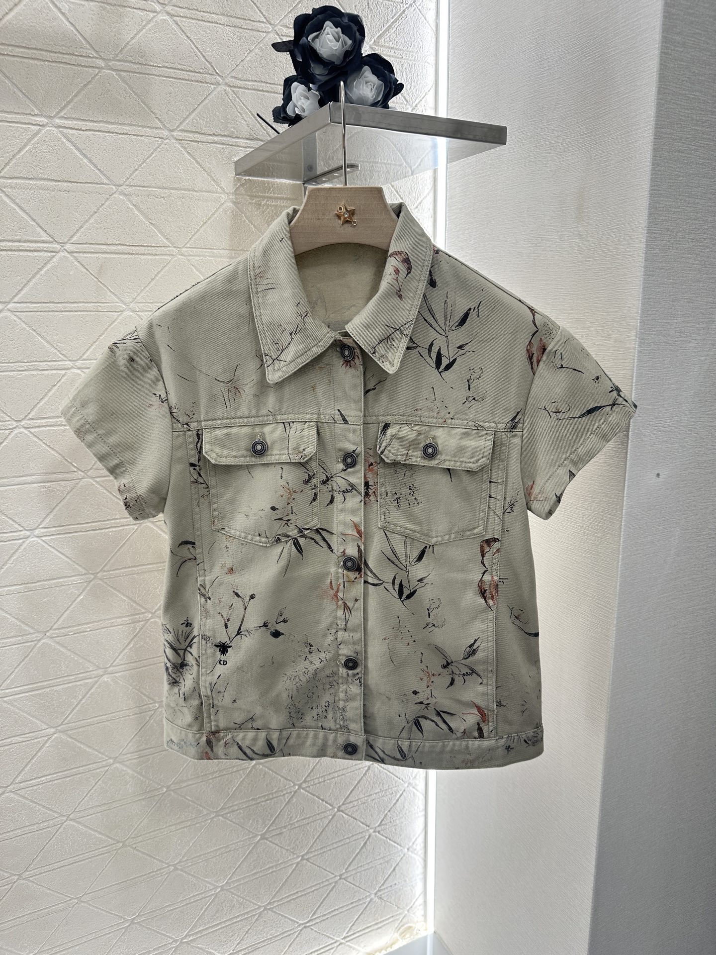 Dior Floral Print Denim Jacket & Shorts Set - New Chinese Style - 2025 1 i1746896593056 4866 0 7