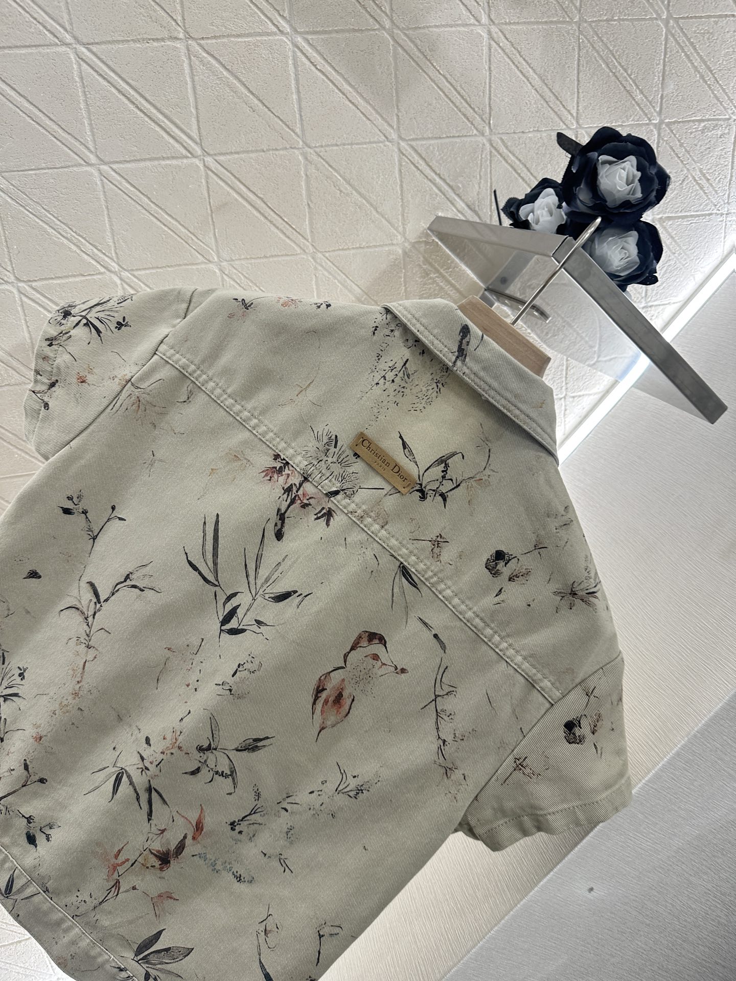 Dior Floral Print Denim Jacket & Shorts Set - New Chinese Style - 2025 4 i1746896605486 2350 0 3