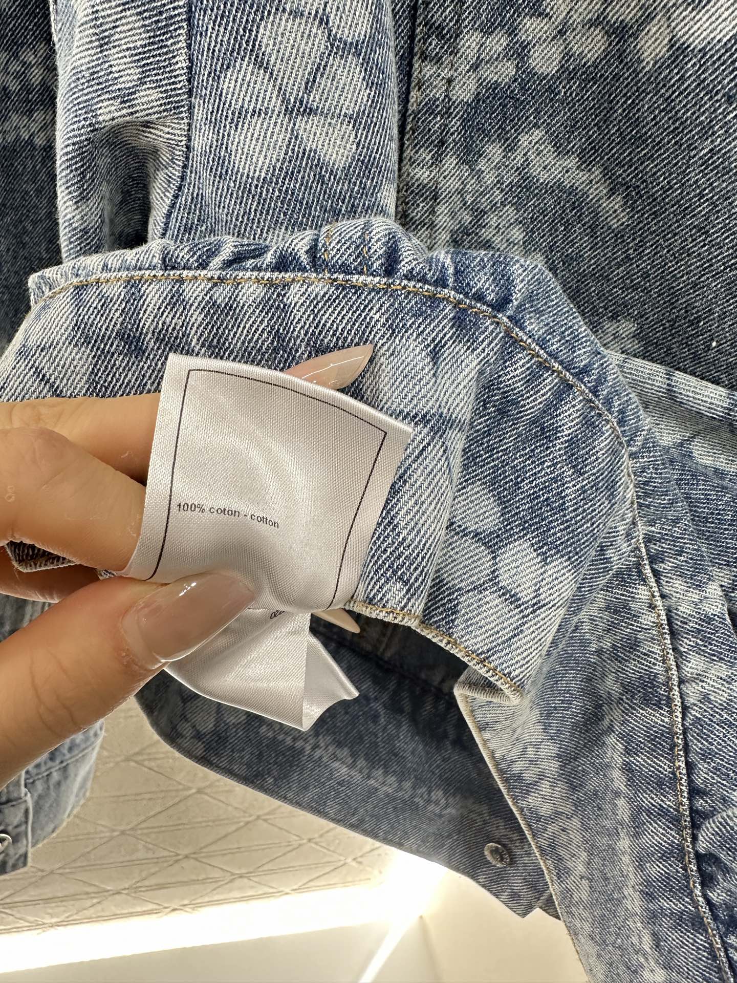 Chanel 2025 Denim Jacket & Pants Set: Laser-Printed Camellias & CC Logos 8 i1747408262713 5477 0 5