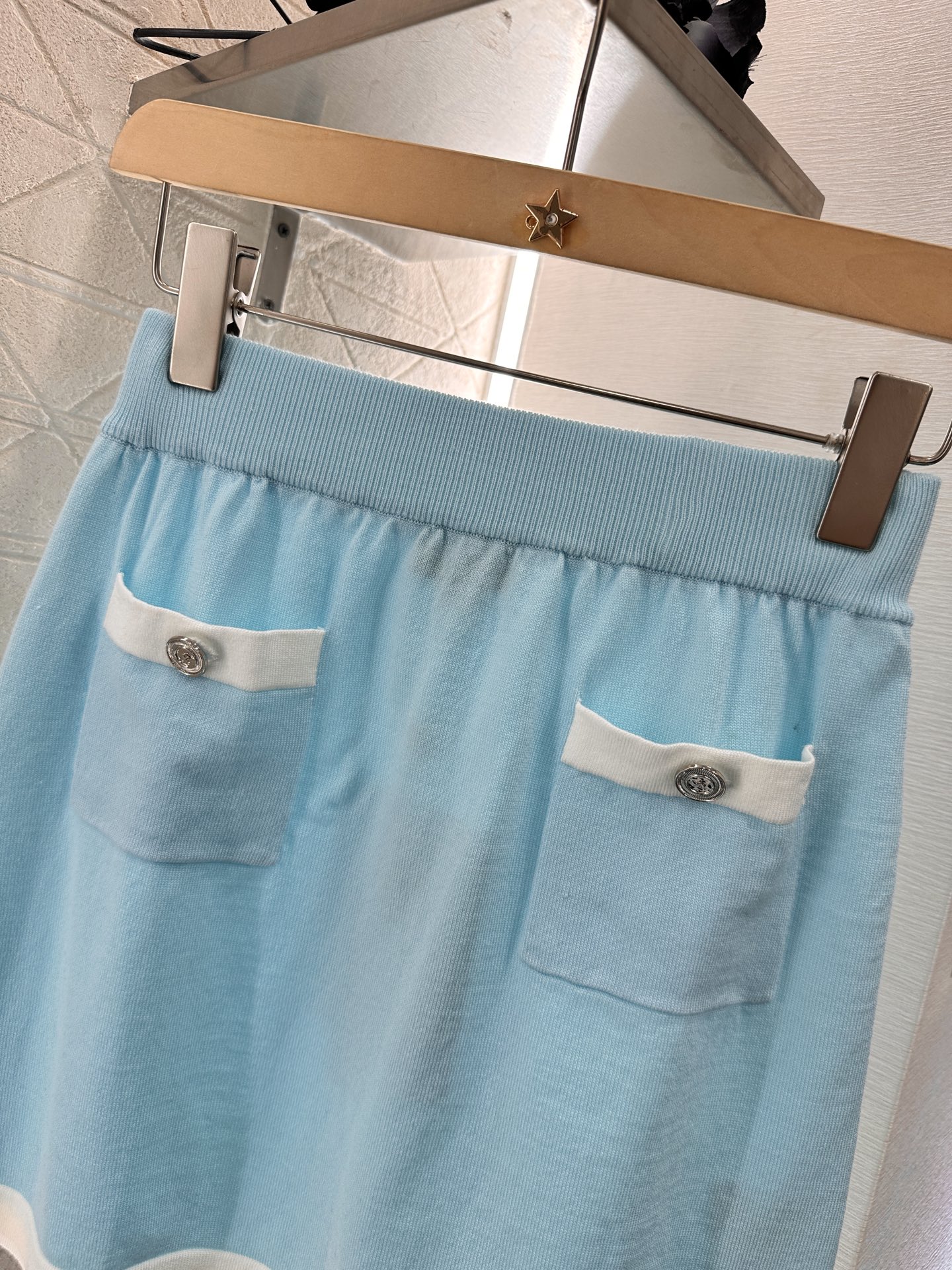 Chanel Women's Wool Knit Short Sleeve Top & Skirt Set - Chic & Comfortable 10 i1748010316506 4443 0 7