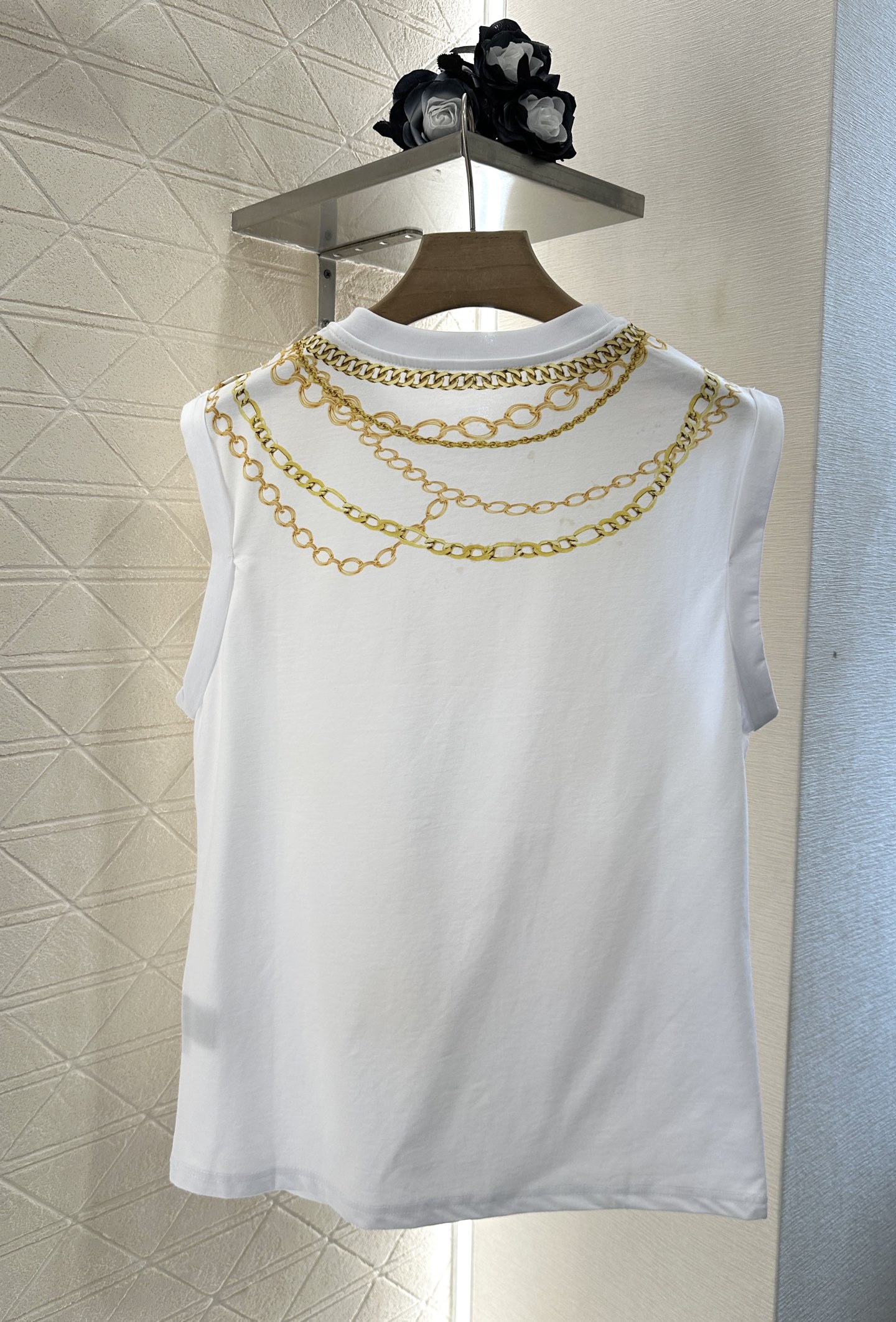 Hard-core Female Fashion: P368 Balmai* 2025 Chain Stamp Vest Highlights Brand Style - 图片 2