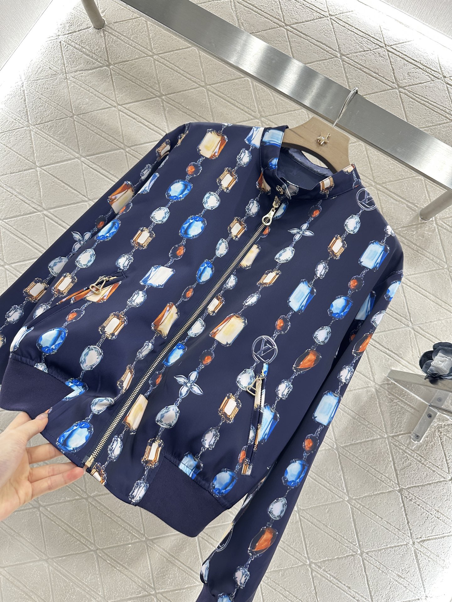 ♥Louis Vuitto*♥2025新品上架
     两面穿印花夹克外套
定制YB进口斜纹稠材质 质