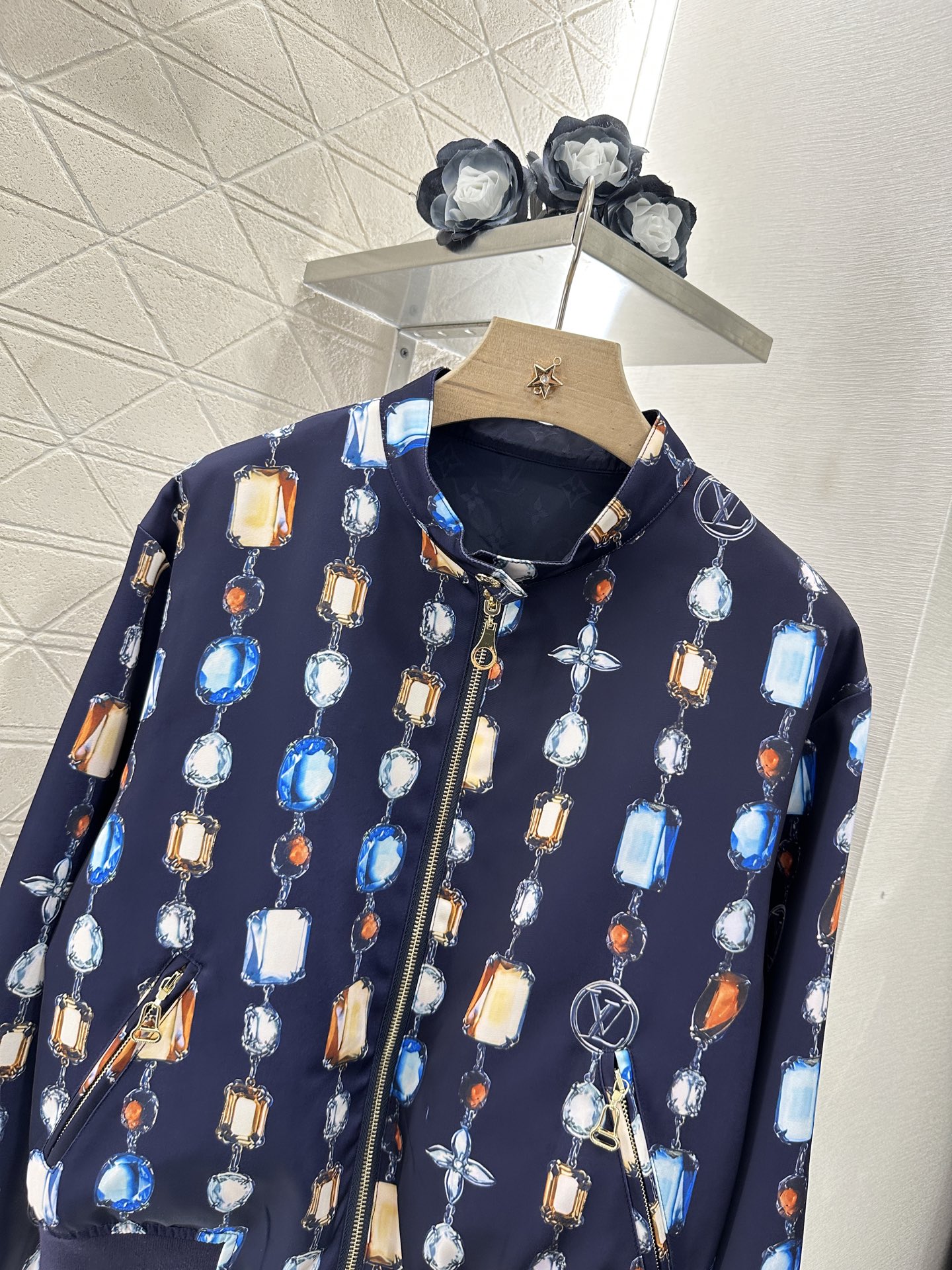 ♥Louis Vuitto*♥2025新品上架
     两面穿印花夹克外套
定制YB进口斜纹稠材质 质