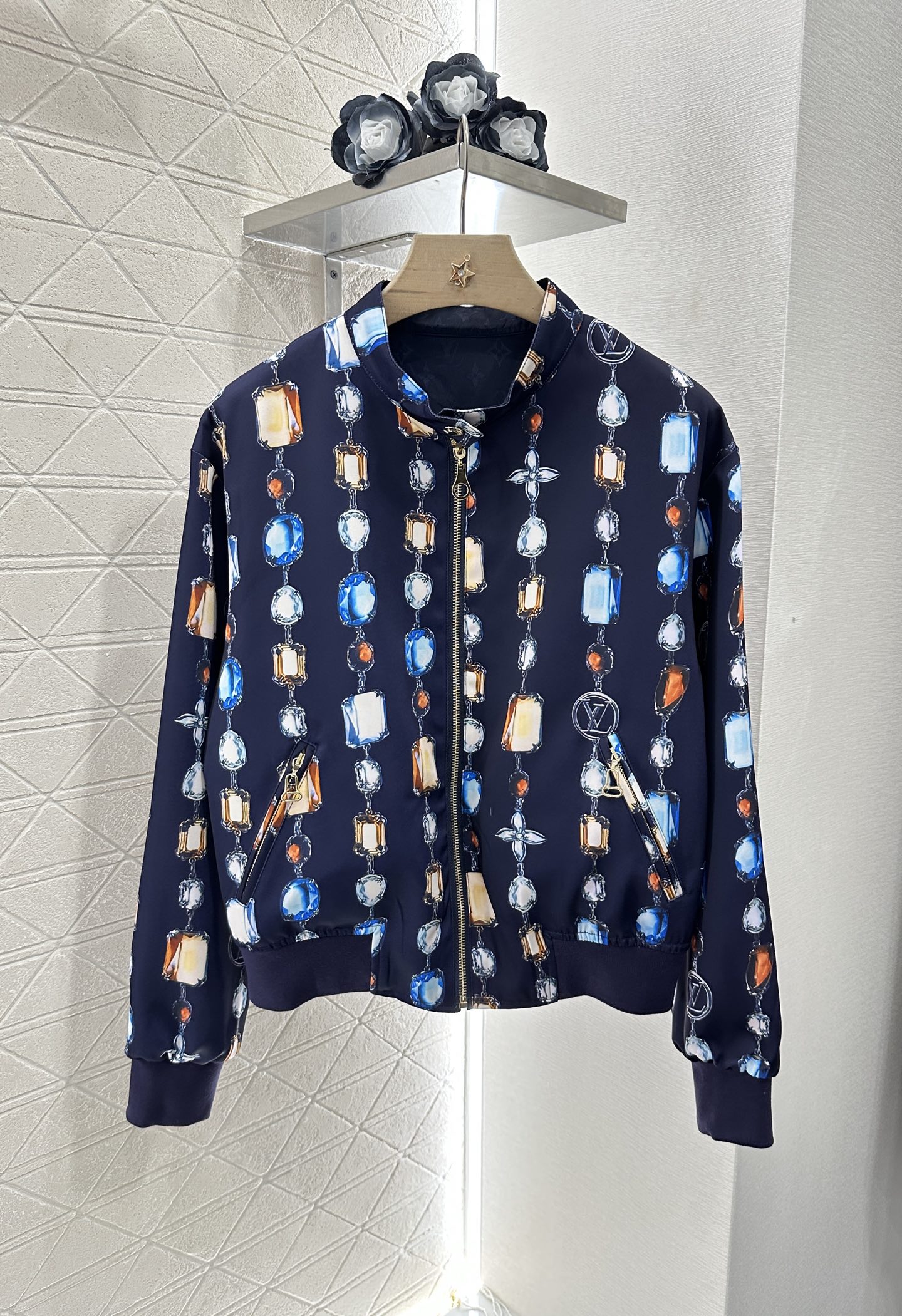 ♥Louis Vuitto*♥2025新品上架
     两面穿印花夹克外套
定制YB进口斜纹稠材质 质