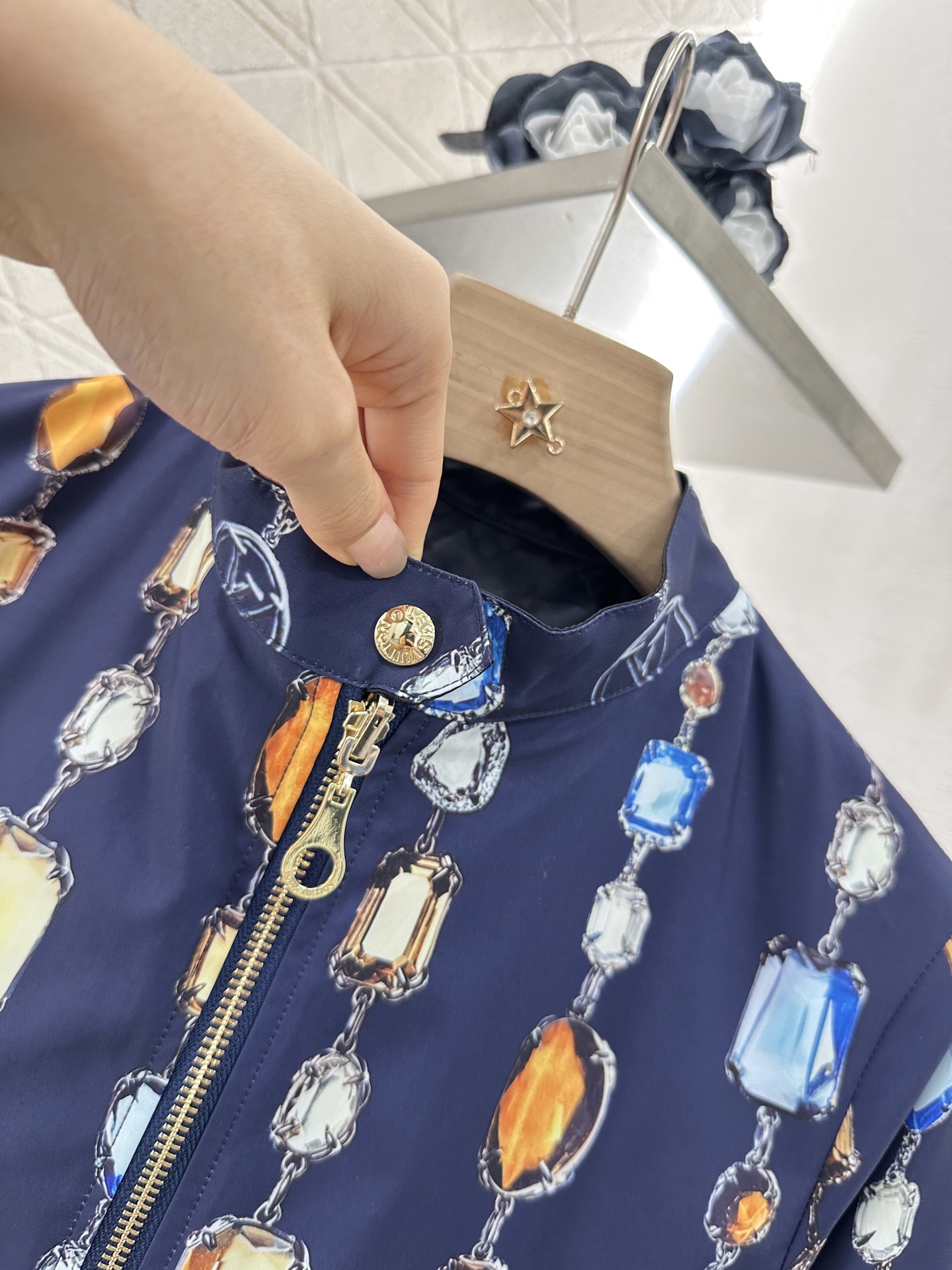 ♥Louis Vuitto*♥2025新品上架
     两面穿印花夹克外套
定制YB进口斜纹稠材质 质